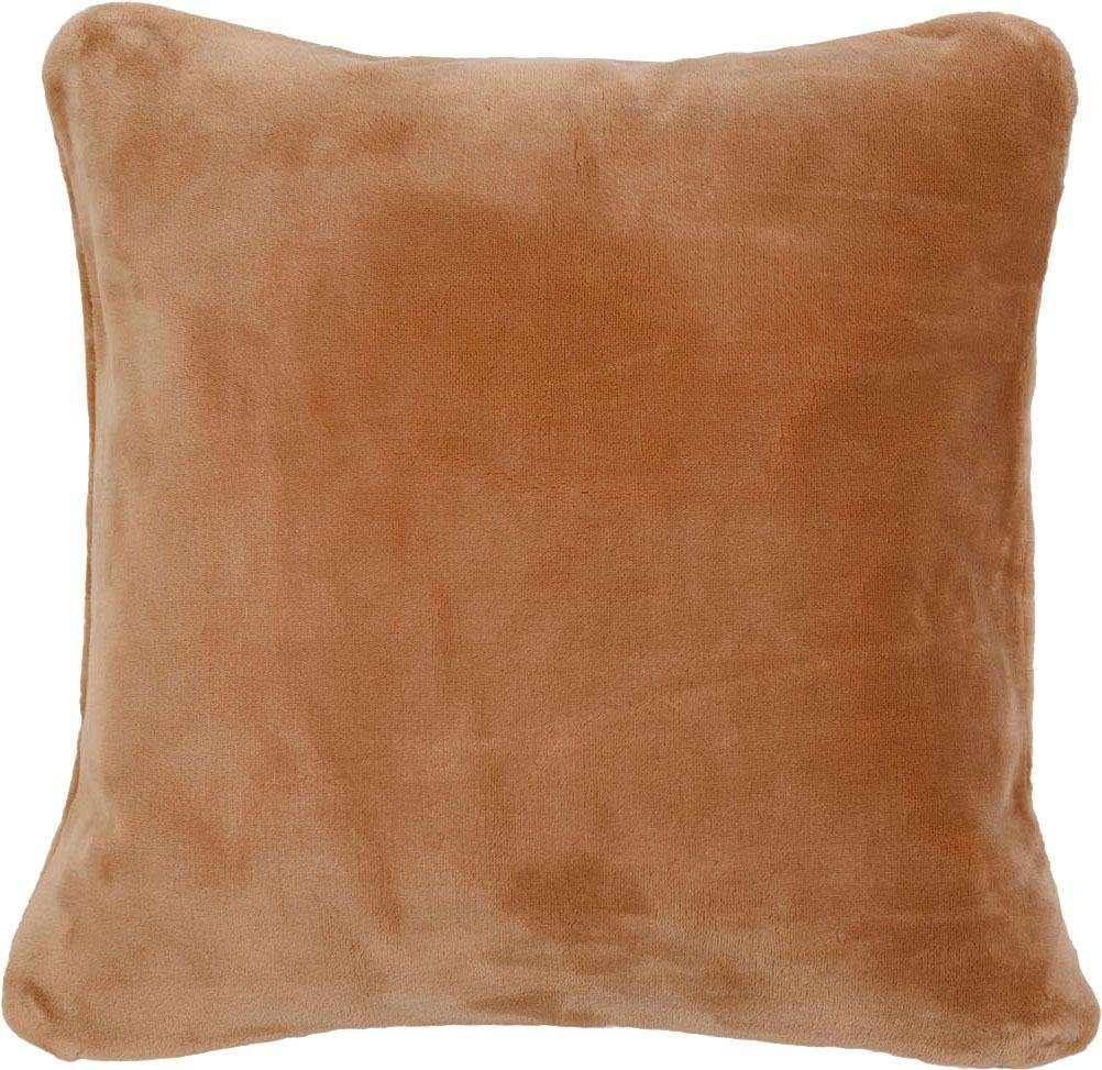 Gözze Sierkussen Premium Cashmere-Feeling kussen passend bij de premium deken met kasjmiertouch, kussenovertrek met vulling (1 stuk)