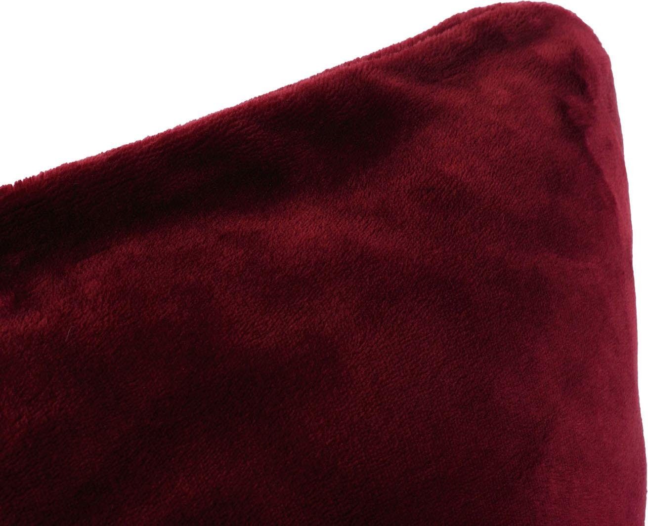Gözze Sierkussen Premium Cashmere-Feeling kussen passend bij de premium deken met kasjmiertouch, kussenovertrek met vulling (1 stuk)