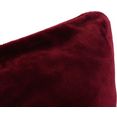 goezze sierkussen premium cashmere-feeling kussen passend bij de premium cashmere-feeling deken (1 stuk) rood