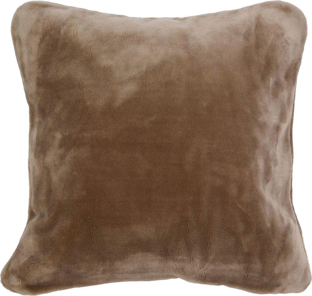 Gözze Sierkussen Premium Cashmere-Feeling kussen passend bij de premium deken met kasjmiertouch, kussenovertrek met vulling (1 stuk) sierkussens maat