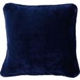 goezze sierkussen premium cashmere-feeling kussen passend bij de premium cashmere-feeling deken (1 stuk) blauw