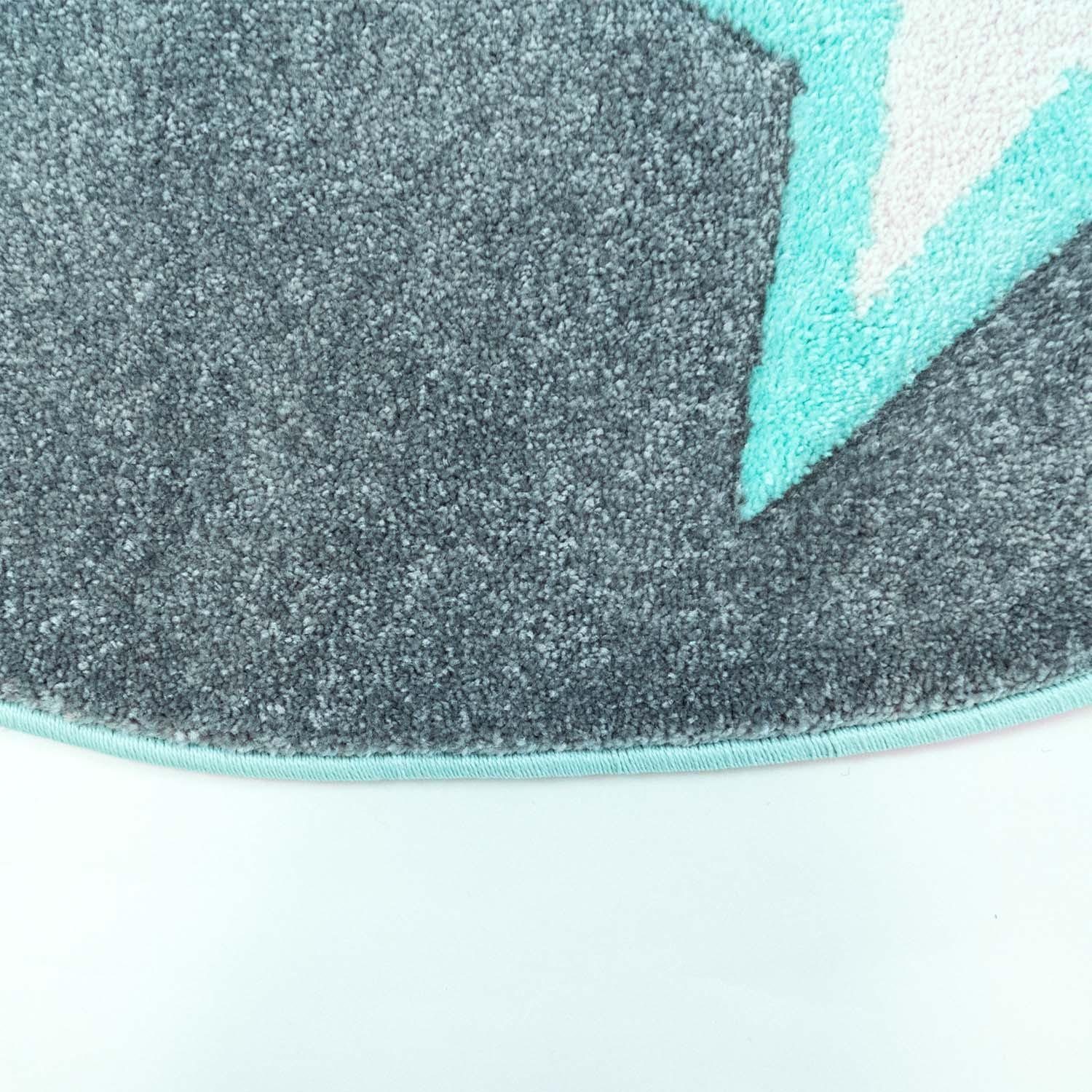 Carpet City Kindervloerkleed Bueno Kids 1451 Speelkleed, sterren, 3D-effect, zachte pool, gemakkelijk in onderhoud