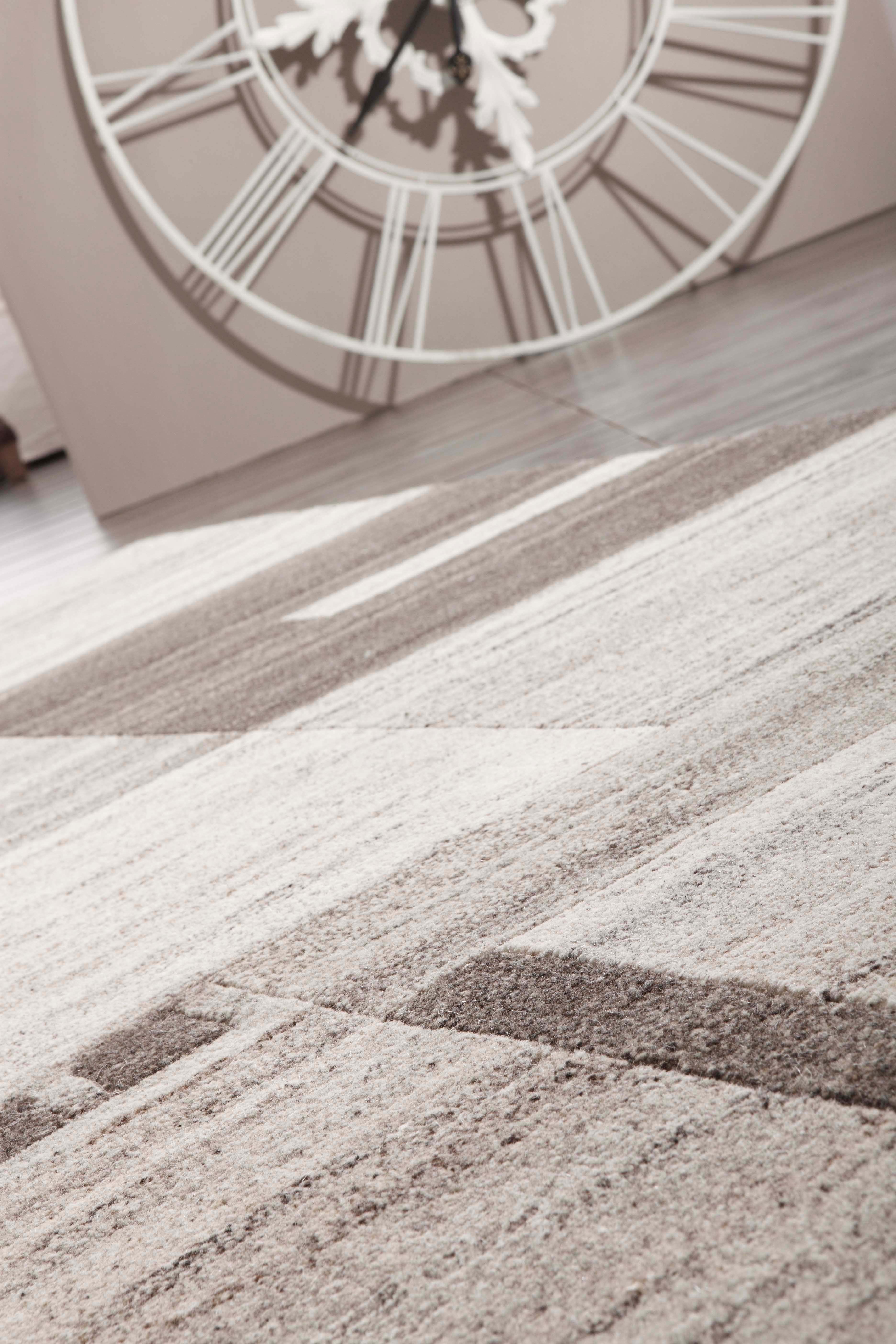 LUXOR living Wollen kleed Henderson zuivere wol, met de hand geknoopt, patchworkdesign
