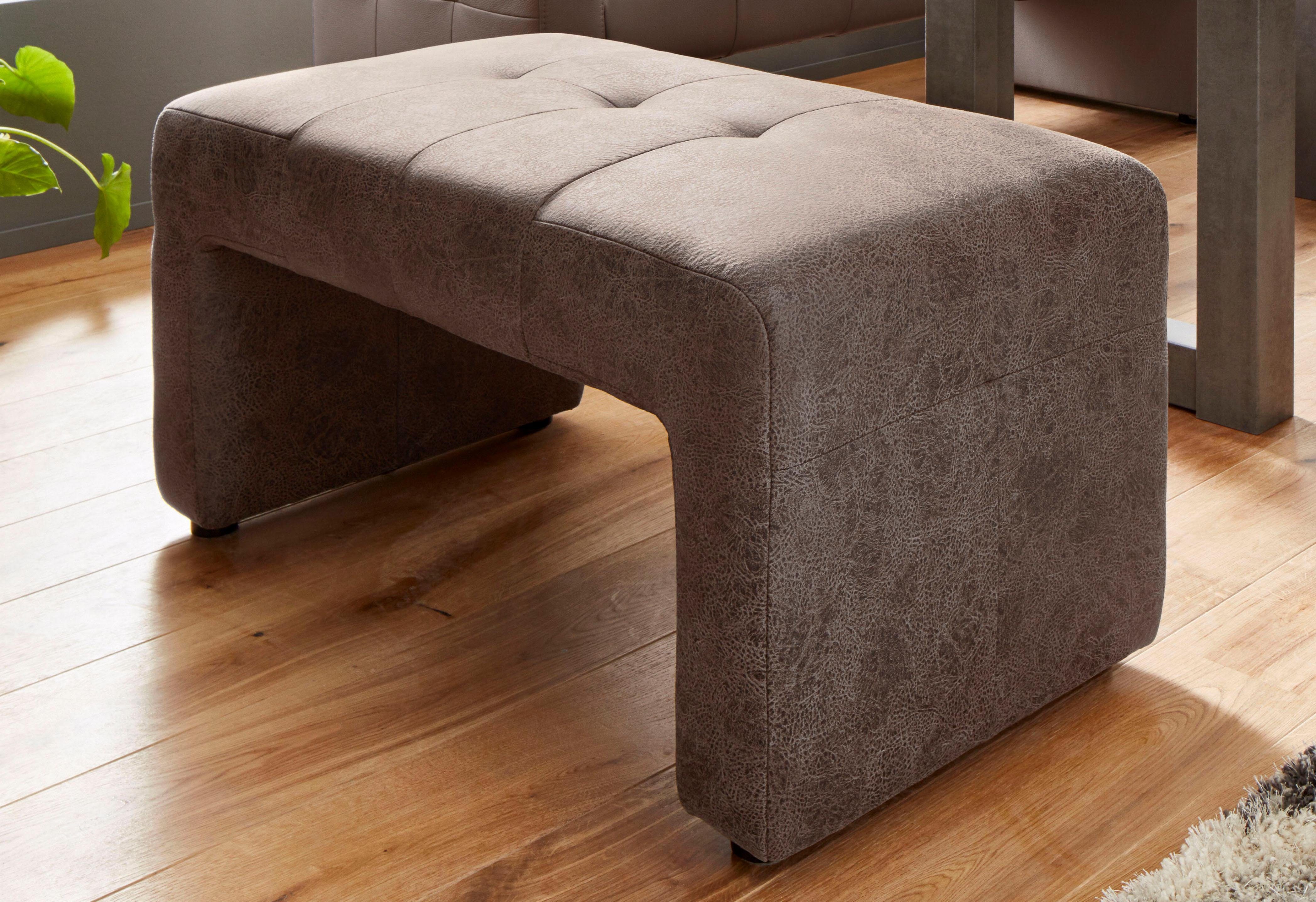 exxpo - sofa fashion Hocker Breedte 100 cm hockers bruin