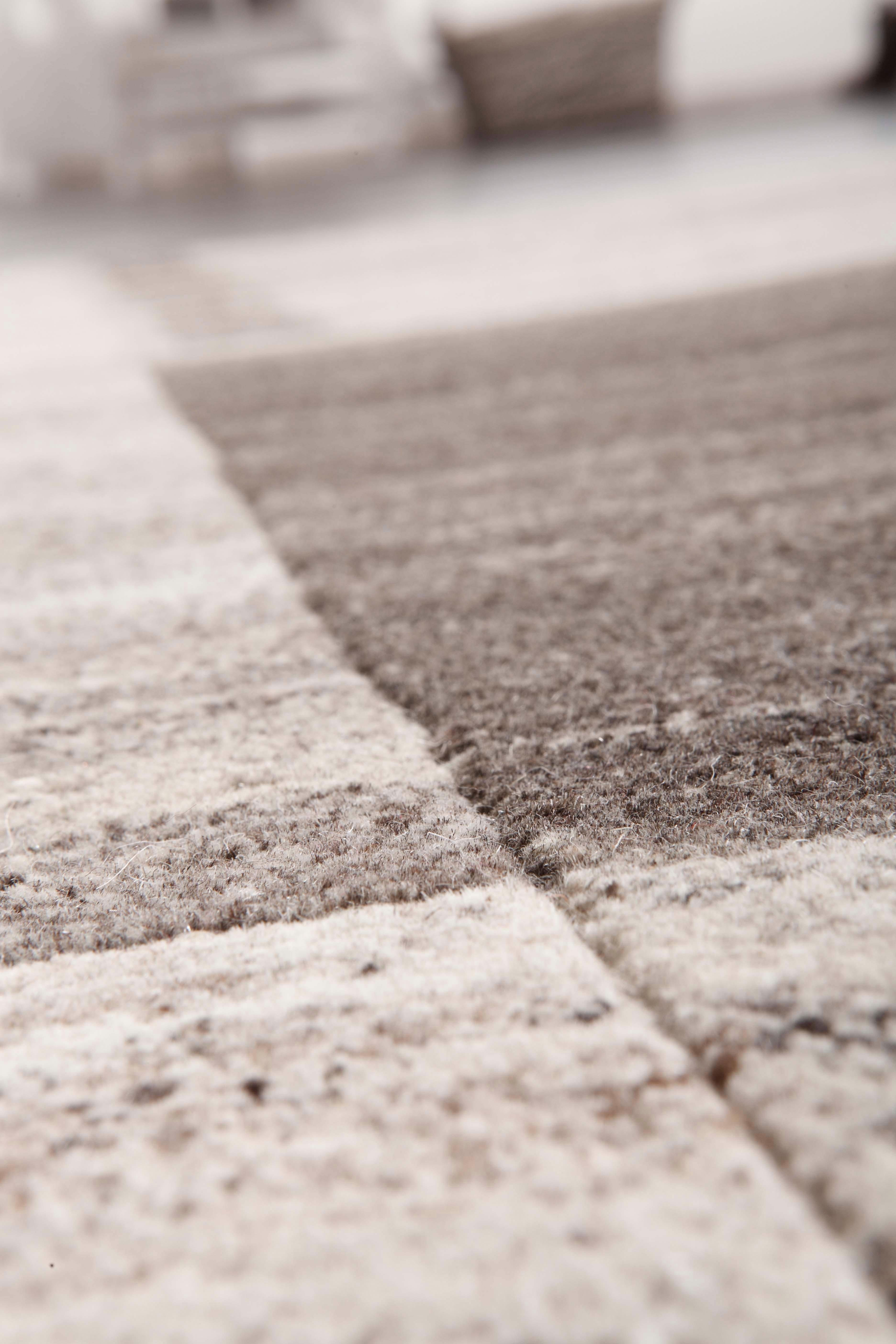 LUXOR living Wollen kleed Henderson zuivere wol, met de hand geknoopt, patchworkdesign