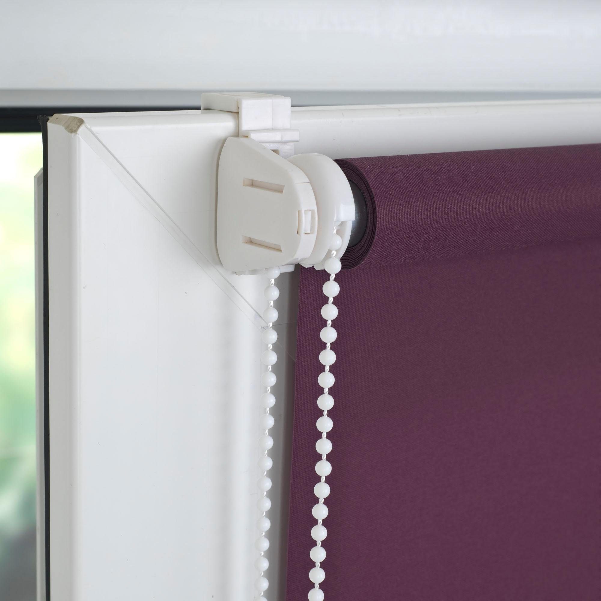 Liedeco Rolgordijn met zijbediening Klemmfix inclusief klembeugel (1 stuk)