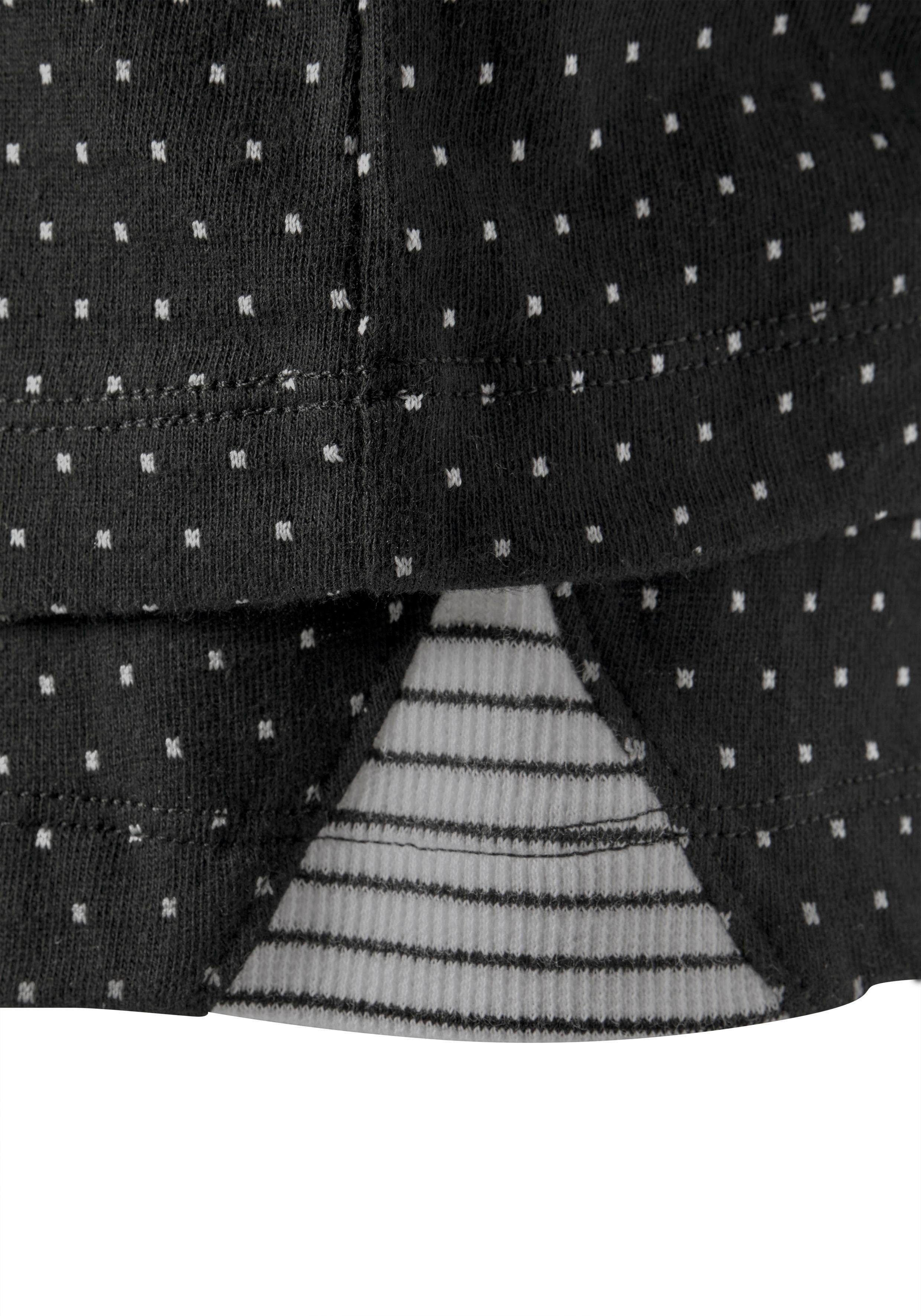 Vivance Dreams Shortama met stippen- en streepdessin (2-delig, 1 stuk)