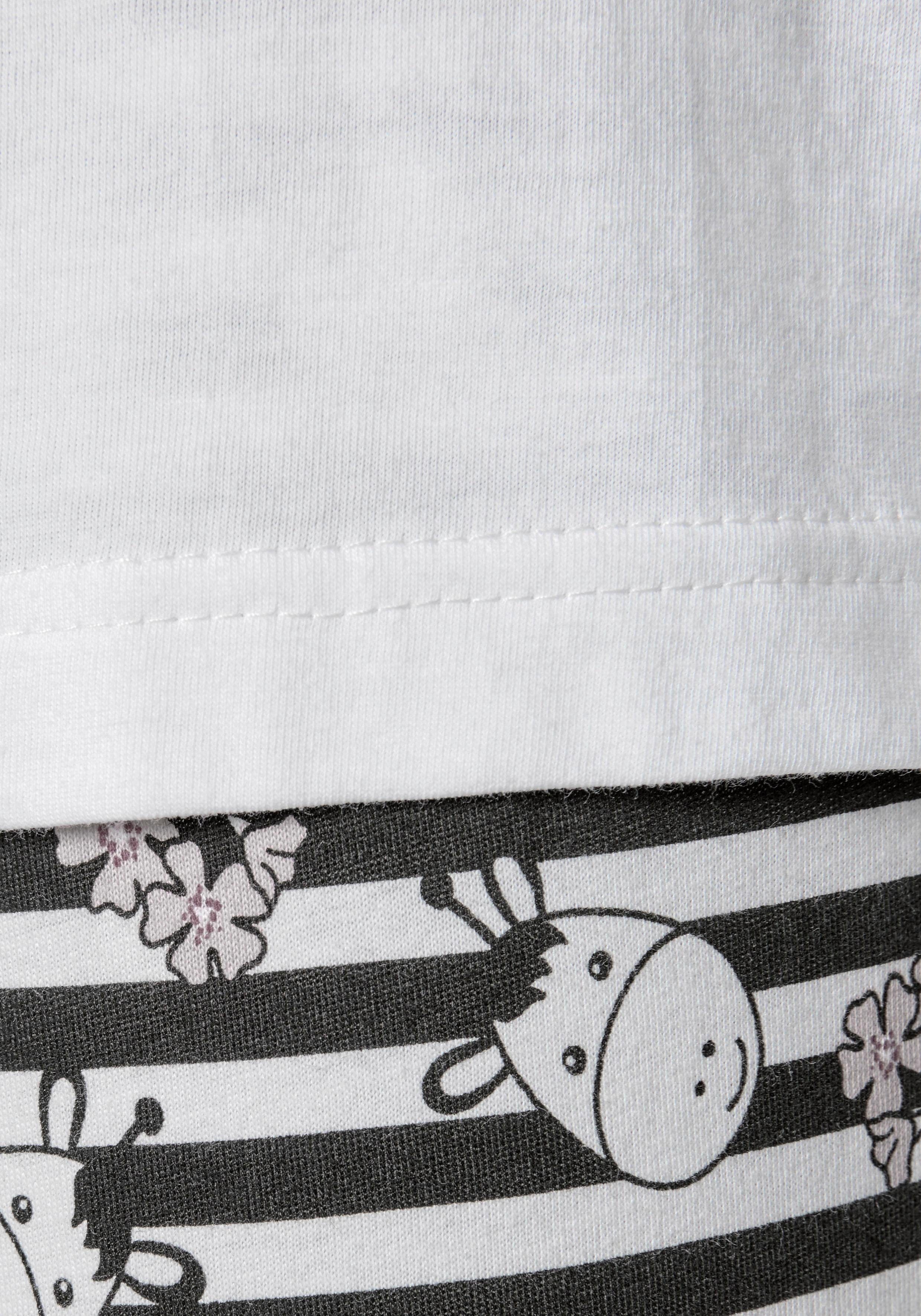 Vivance Dreams Pyjama met speels animal-dessin (4-delig, Set van 2)