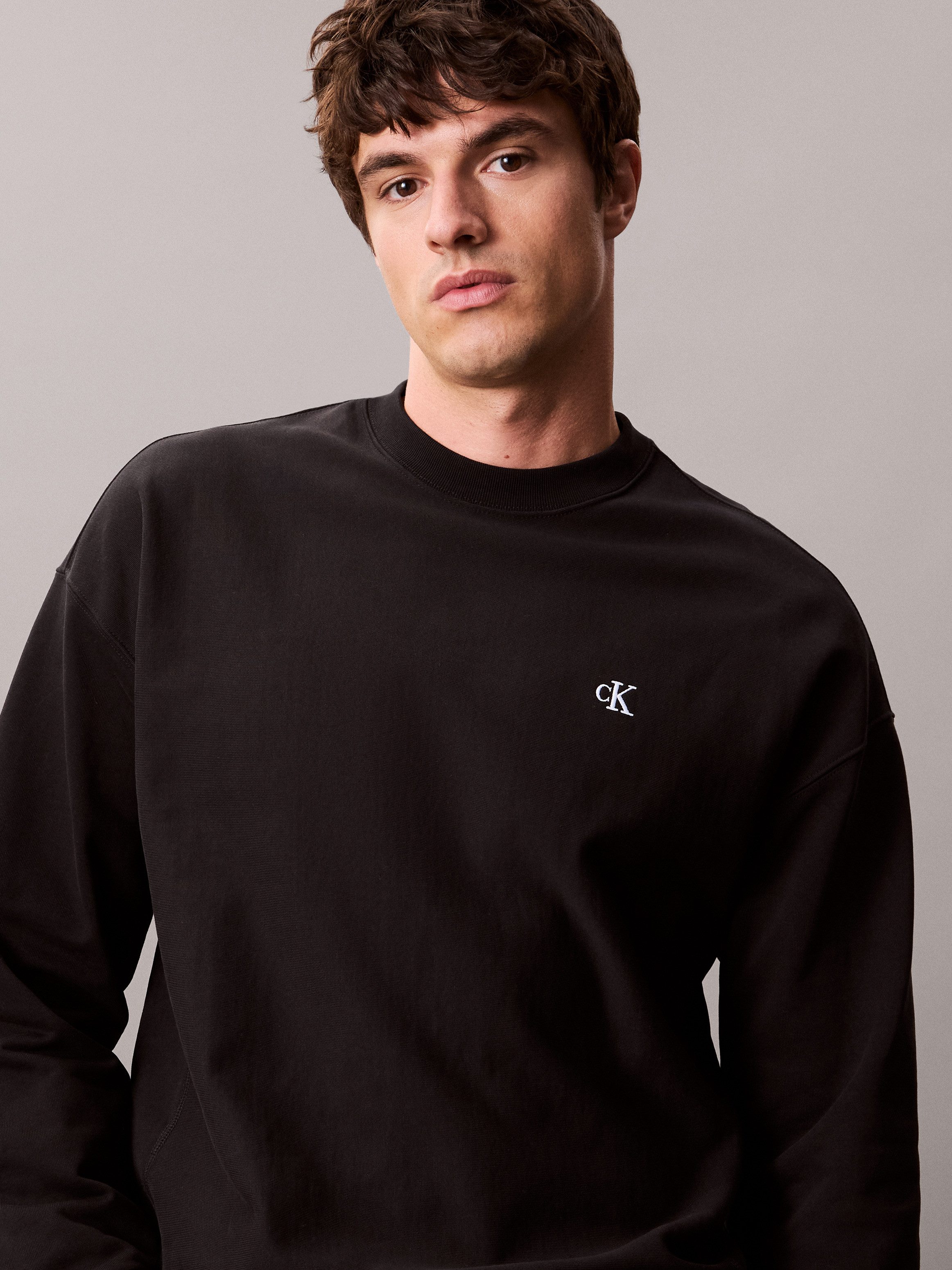 Calvin Klein Sweatshirt PRMM TRRY MNGRM CN S