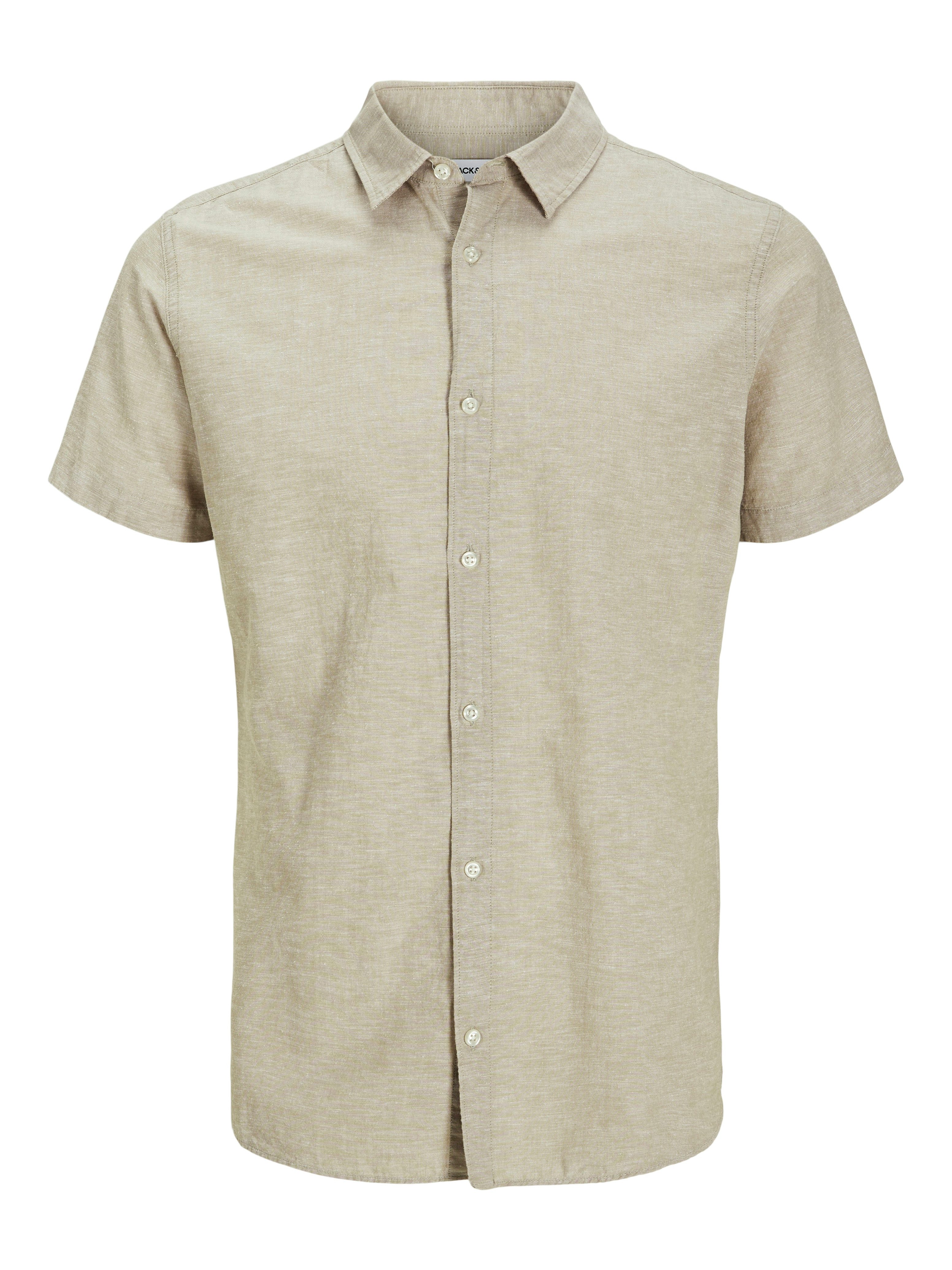 Jack & Jones PlusSize Overhemd met korte mouwen JJEBREEZE SHIRT SS SN PLS