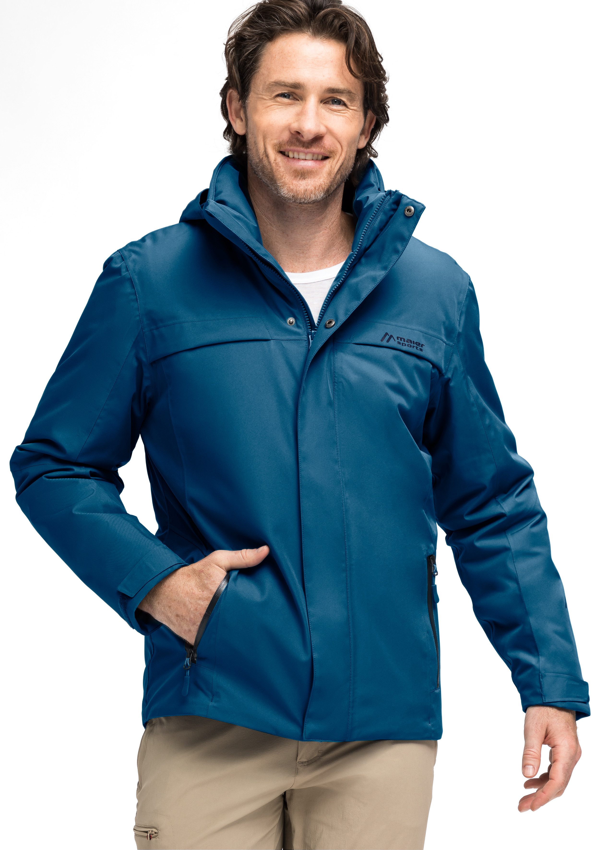 Maier Sports Functioneel jack Peyor M Heren jack, warm gewatteerde winterjack, wind/waterdicht, regular fit