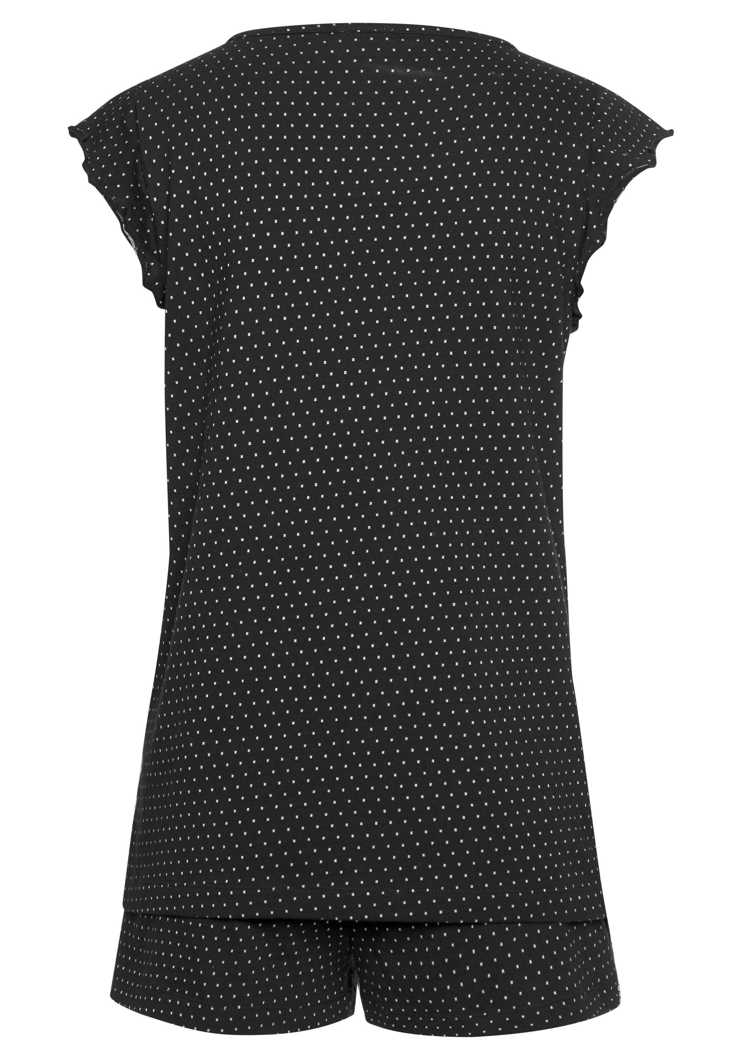 Vivance Dreams Shortama met stippen- en streepdessin (2-delig, 1 stuk)