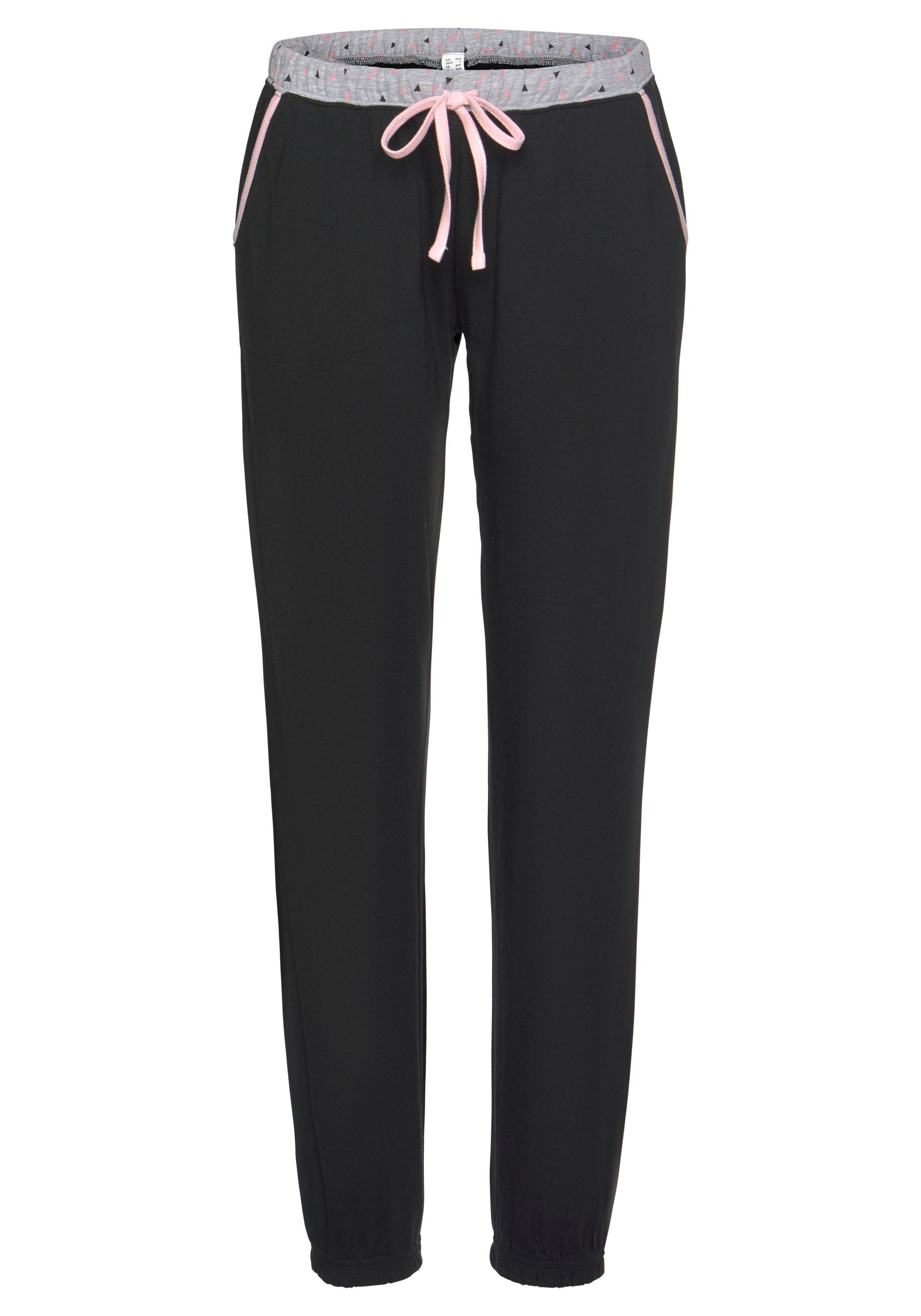 Vivance Dreams Pyjama met gedessineerde longsleeve (2-delig, 1 stuk)