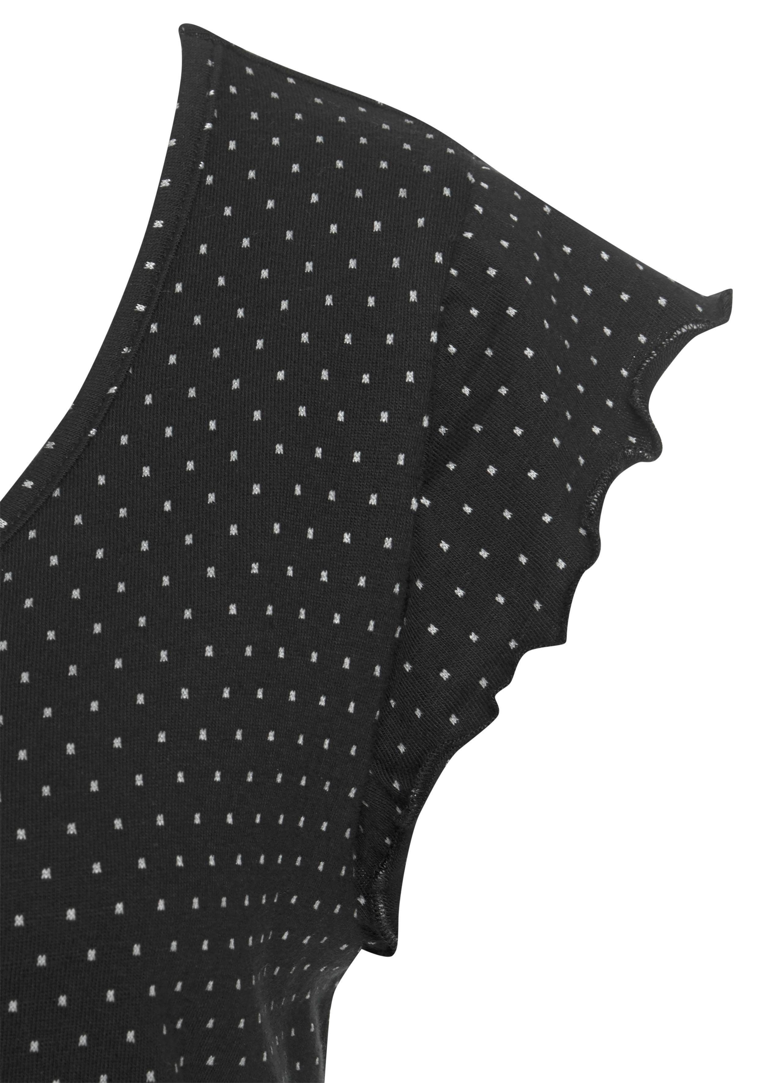 Vivance Dreams Shortama met stippen- en streepdessin (2-delig, 1 stuk)