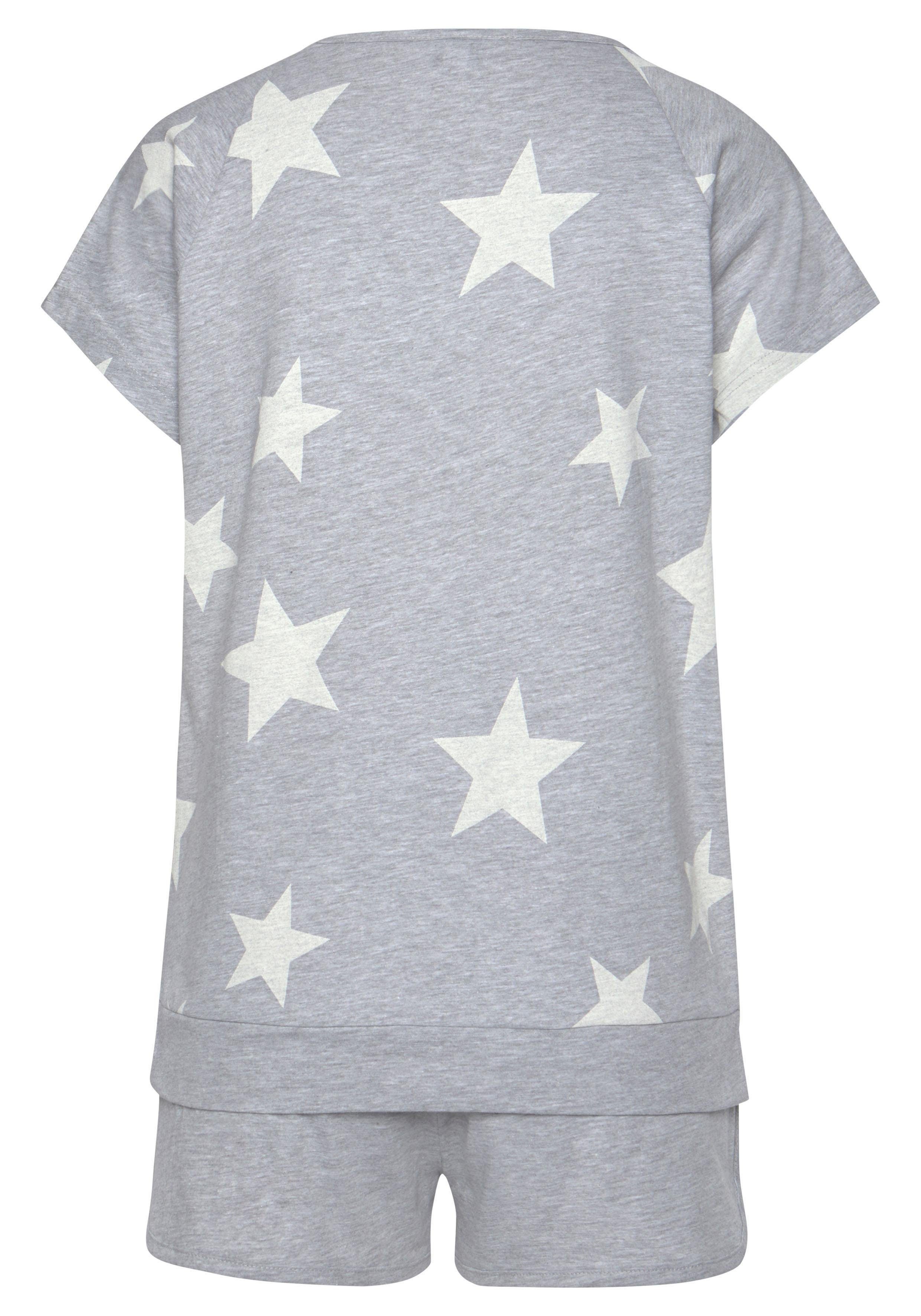 Arizona Shortama in gemêleerde look (4-delig, Set van 2)