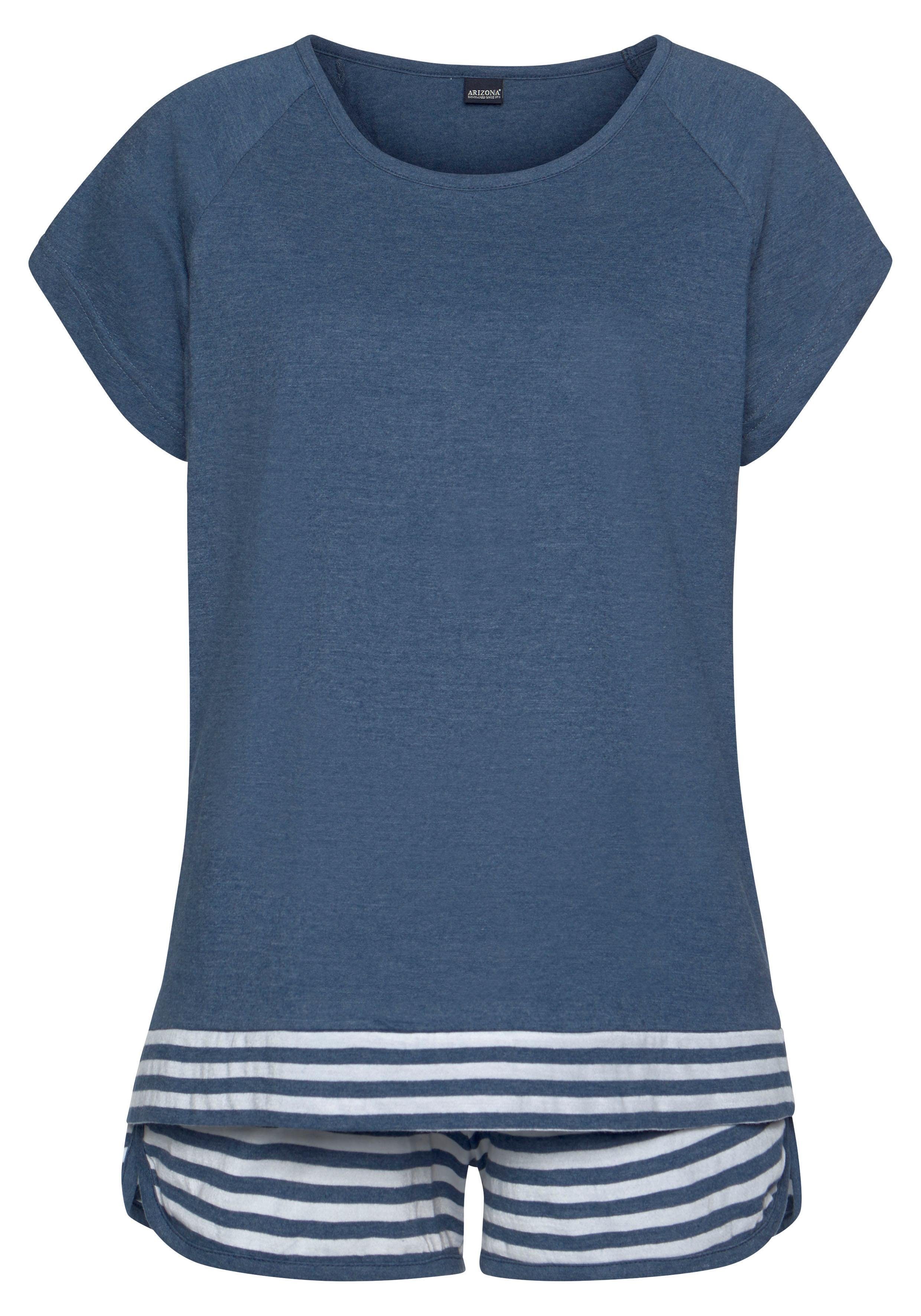 Arizona Shortama met gestreepte short (2-delig, 1 stuk)