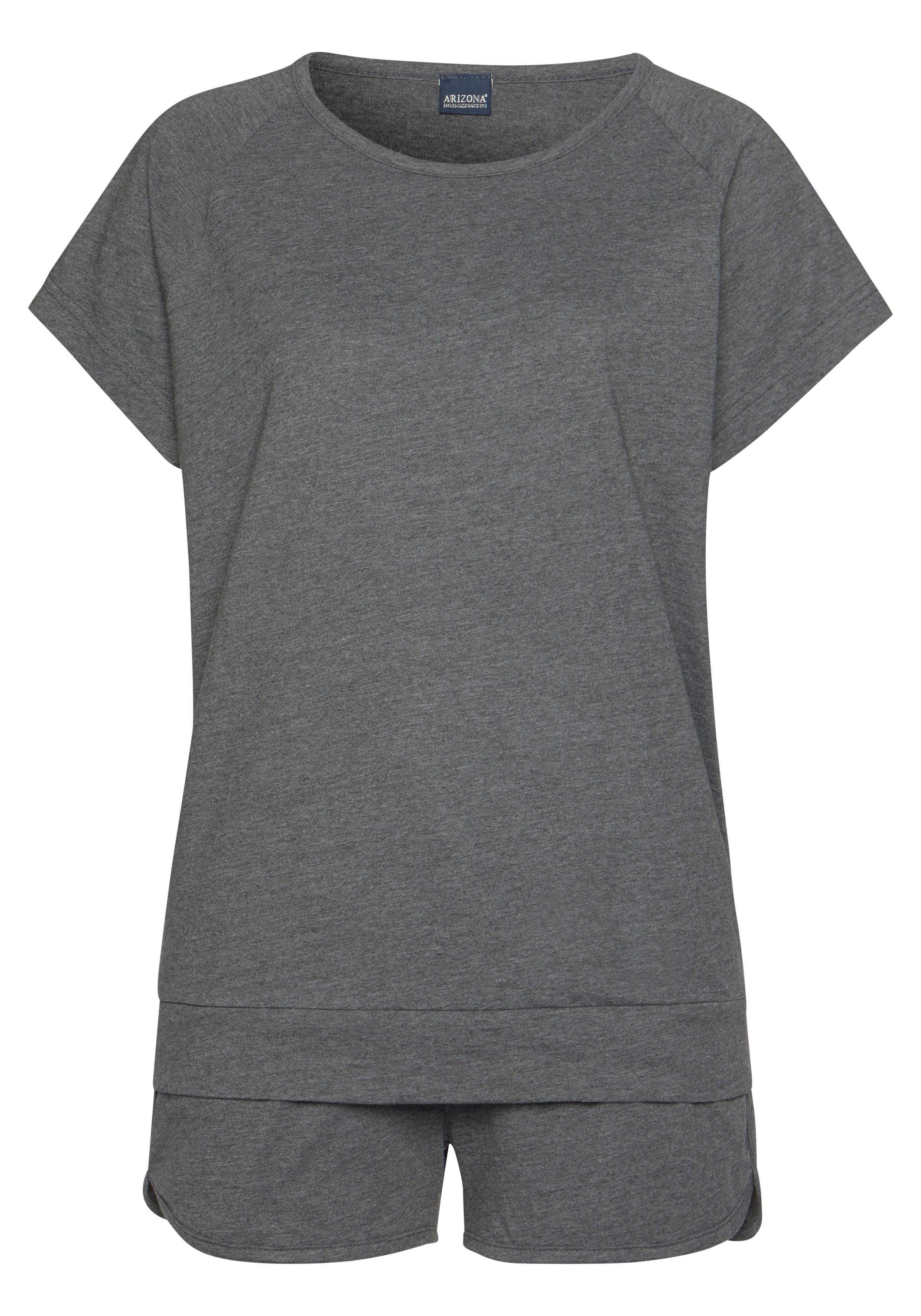 Arizona Shortama in gemêleerde look (4-delig, Set van 2)