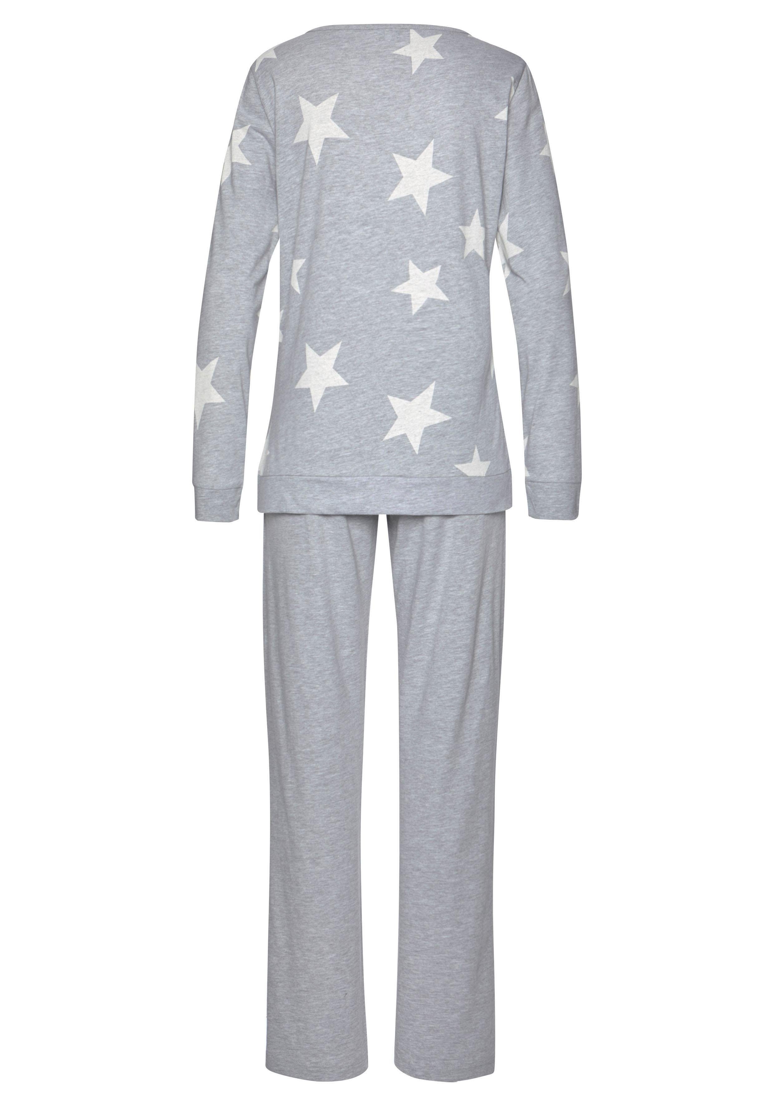 Arizona Pyjama in gemêleerde look (4-delig, Set van 2)