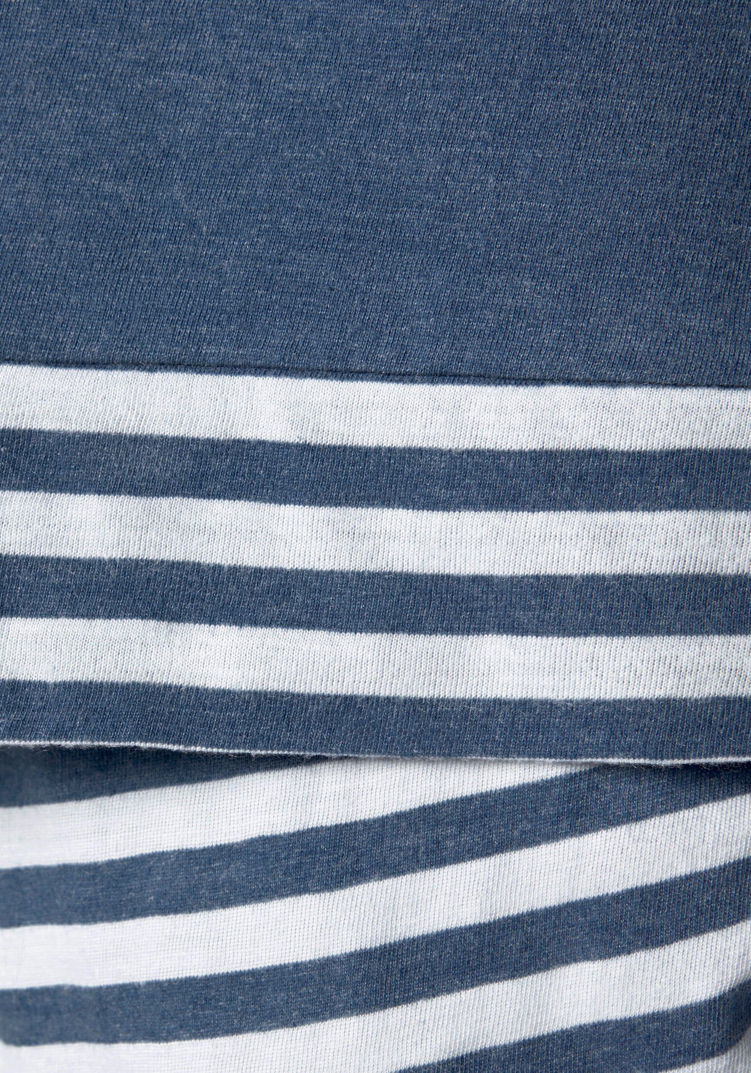 Arizona Shortama met gestreepte short (2-delig, 1 stuk)