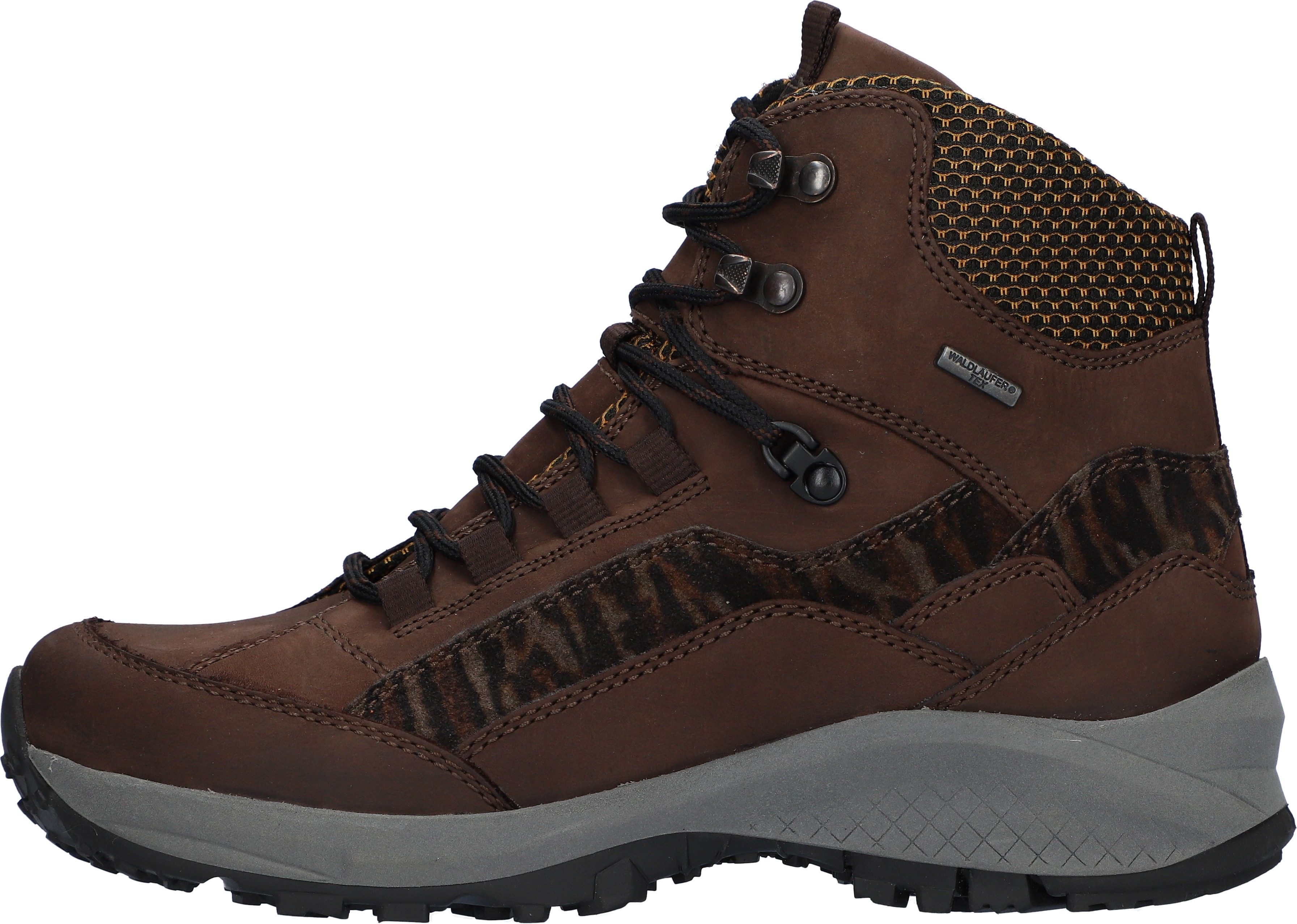Waldläufer Trekkingschoenen H-EMMA outdoor, veterschoenen, high-top met tex-membraan, breedte h (zeer breed)