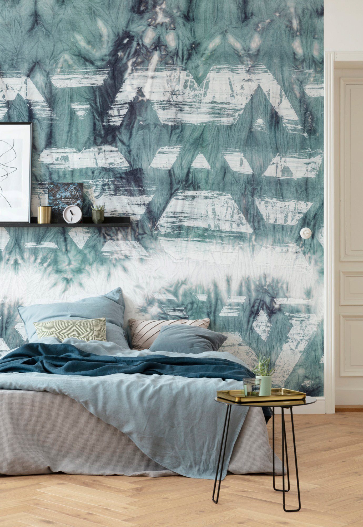 Komar Vliesbehang Digitale print vlies - Tribal Dye - Afmeting 350 x 280 cm