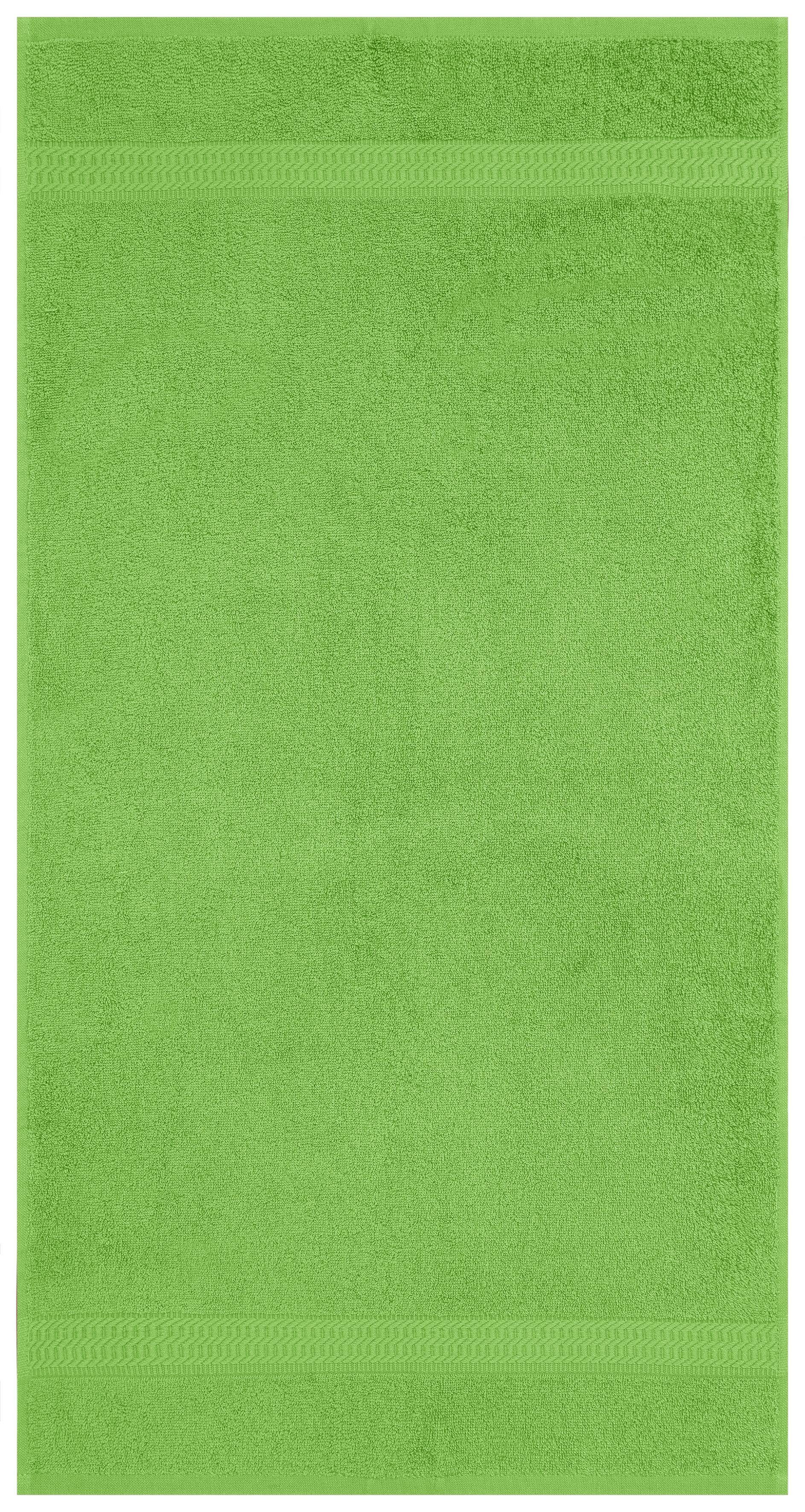 my home Handdoeken Juna, als set en serie verkrijgbaar, 8 handdoeken, 50x100 cm (8 stuks)