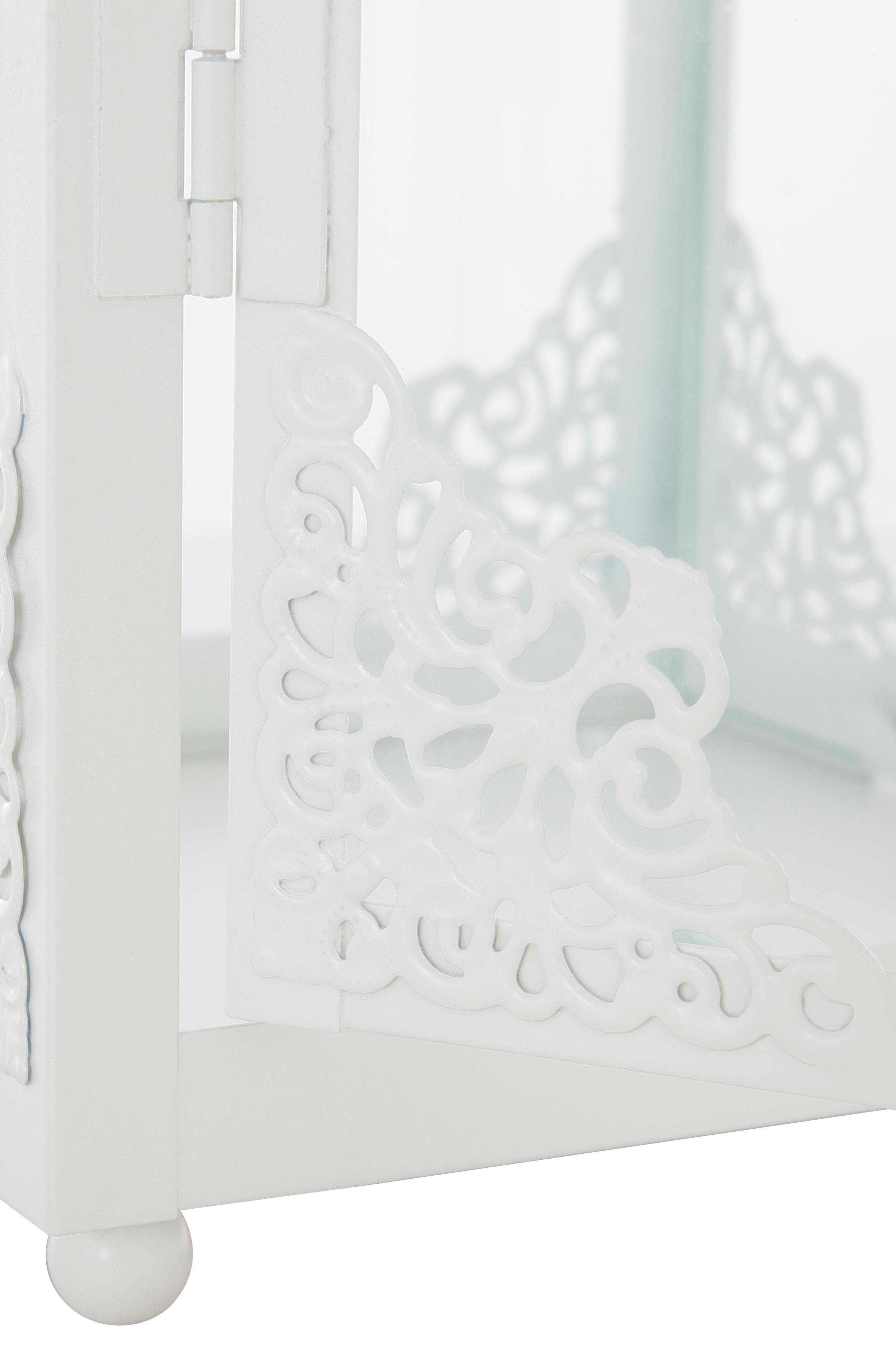 Home affaire Lantaarn met kaars Kerst versiering met filigraan ornamenten (set, 2 stuks)