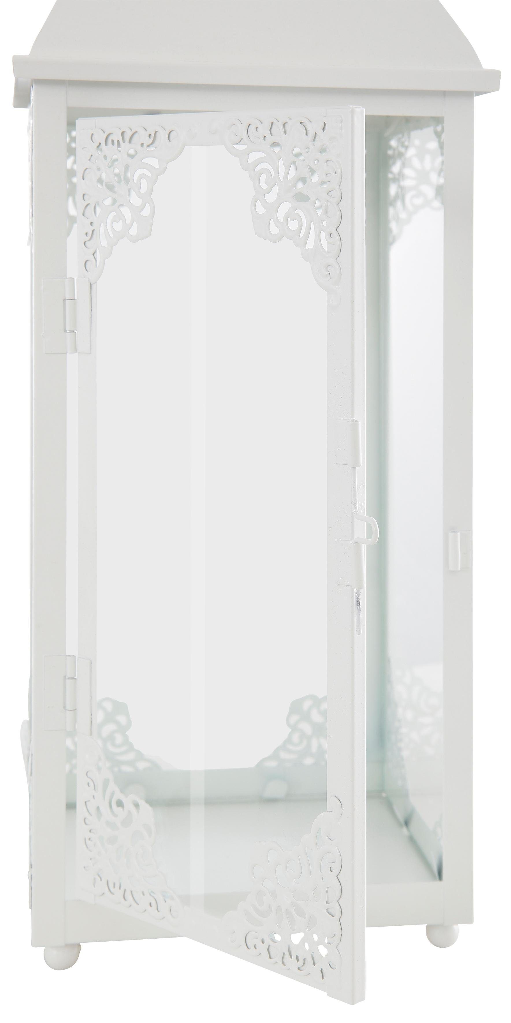 Home affaire Lantaarn met kaars Kerst versiering met filigraan ornamenten (set, 2 stuks)