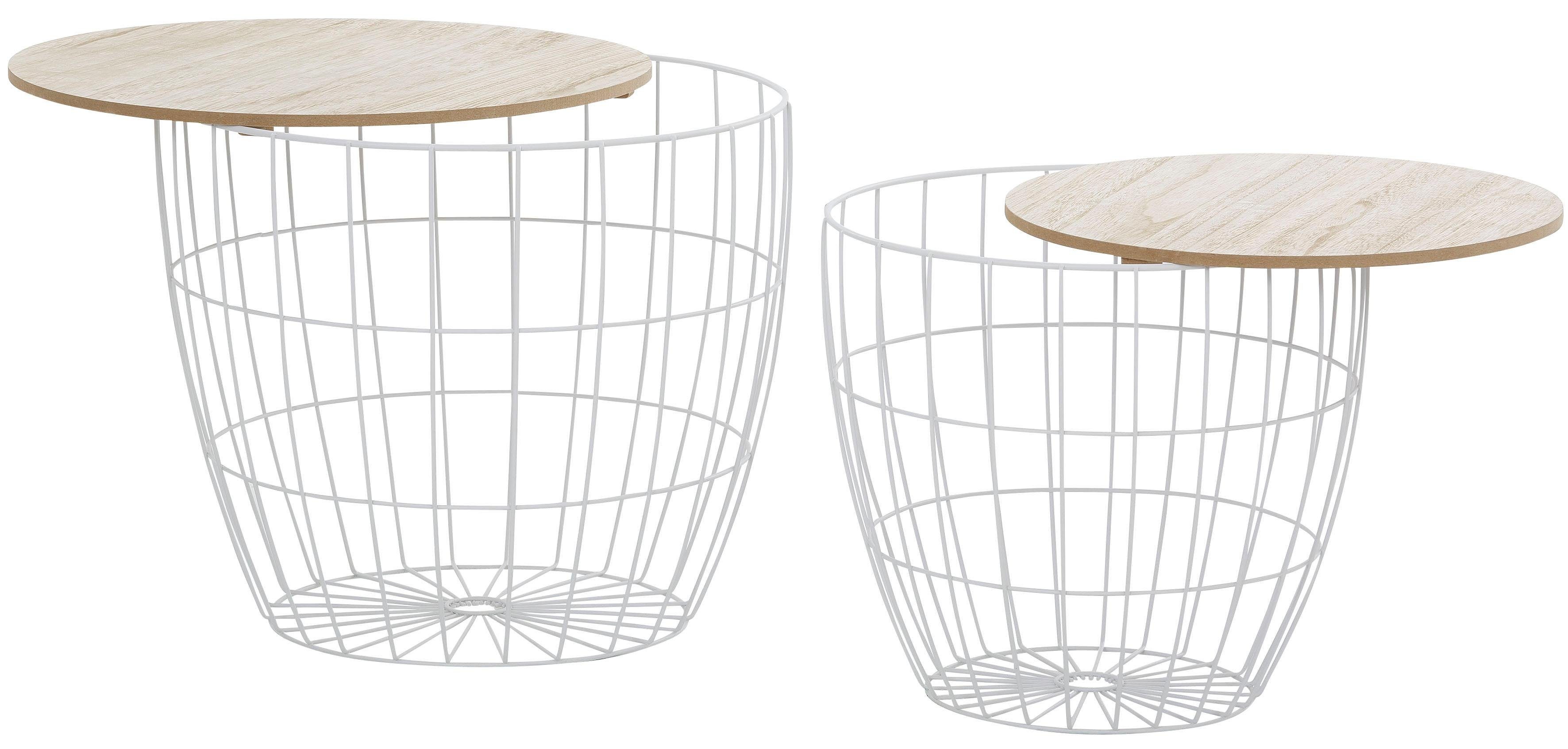 my Flair Bijzettafel met afneembaar tafelblad (set, 2 stuks)