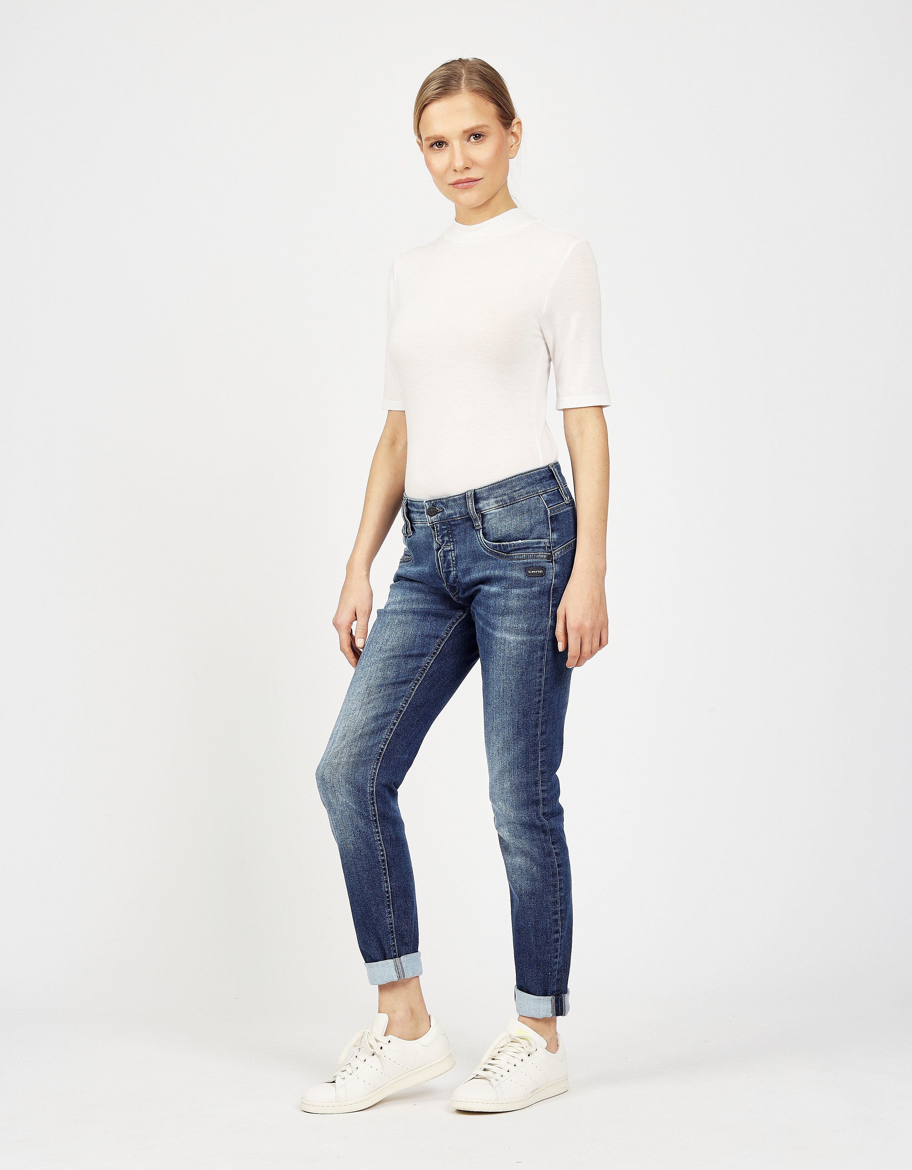 GANG 5-pocket jeans 94GERDA van sweatdenim, relaxed fit