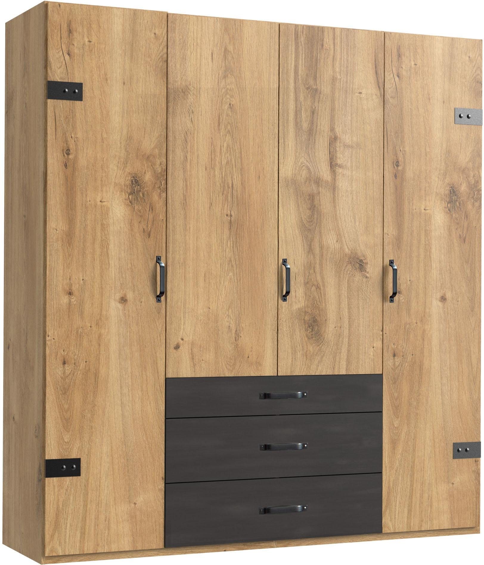 Wimex Kledingkast Detroit by fresh to go kledingkasten maat 200 cm x 218 cm x 58 cm beige