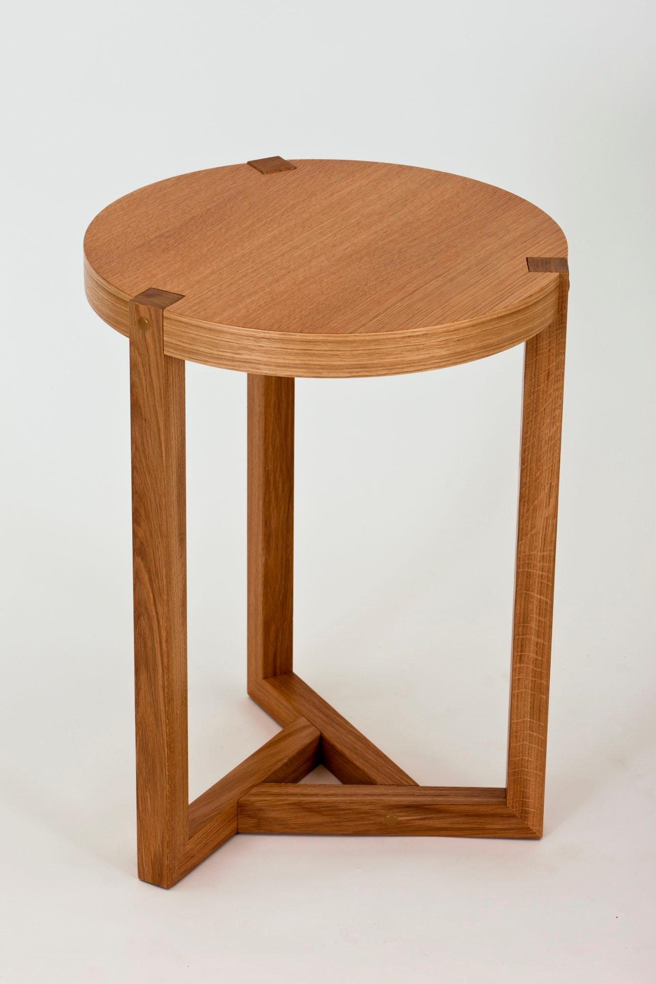 Woodman Bijzettafel Peppa in scandinavisch design bijzettafels bruin