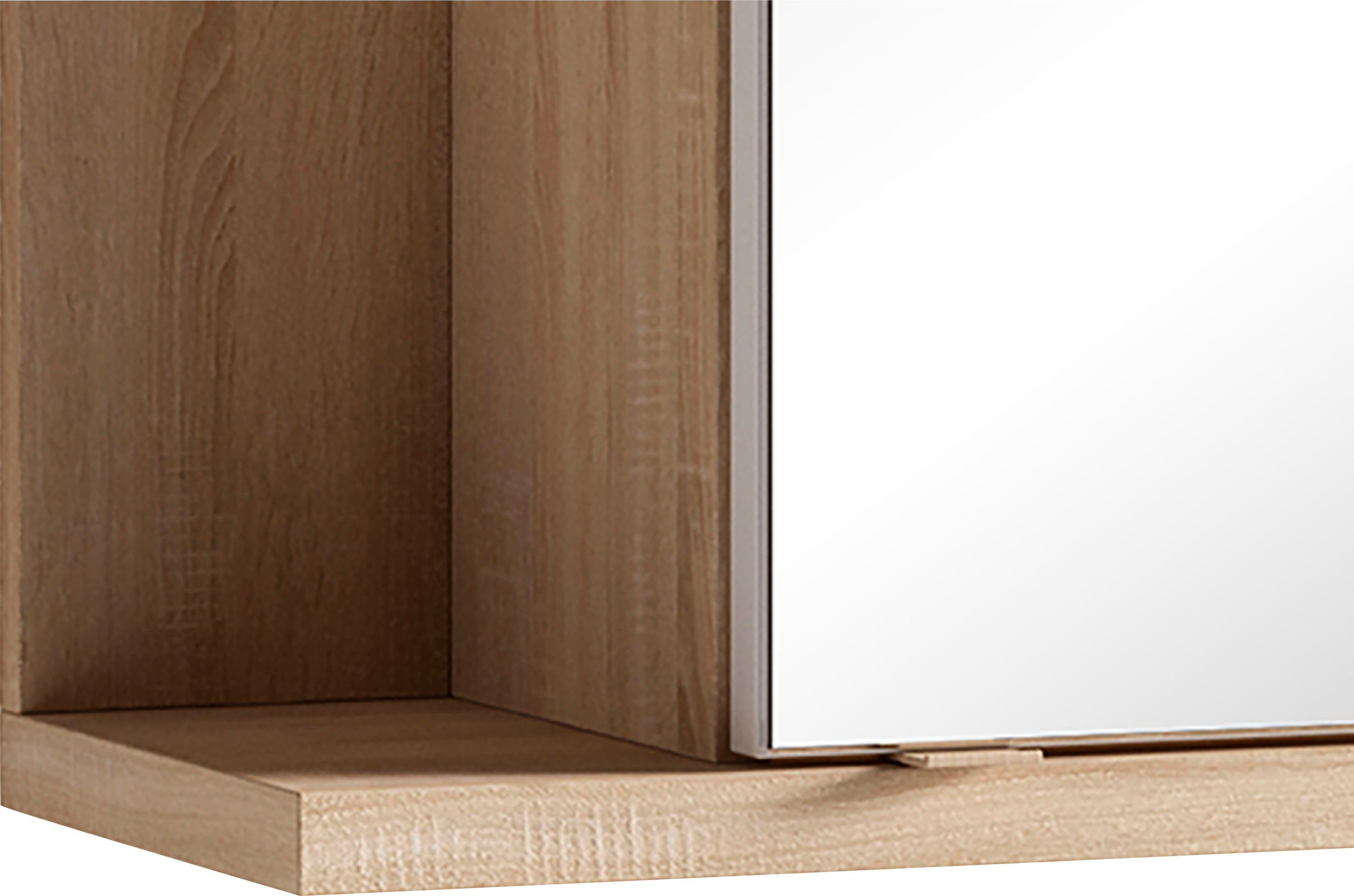 Homexperts Spiegelkast Nusa Breedte 60 cm, met grote spiegeldeur en veel bergruimte