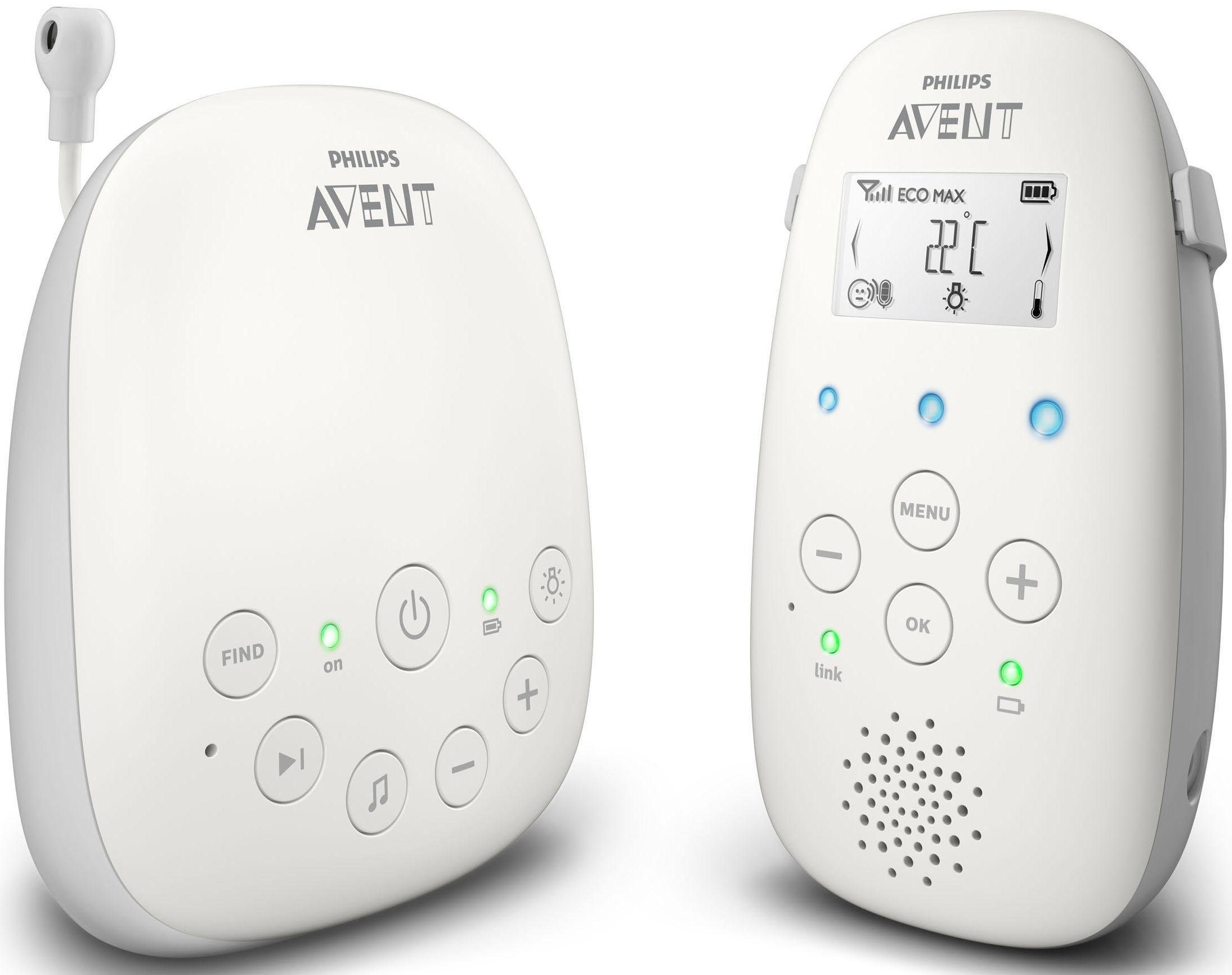 Philips AVENT Babyfoon SCD713/26 met toespreekfunctie en nachtlicht
