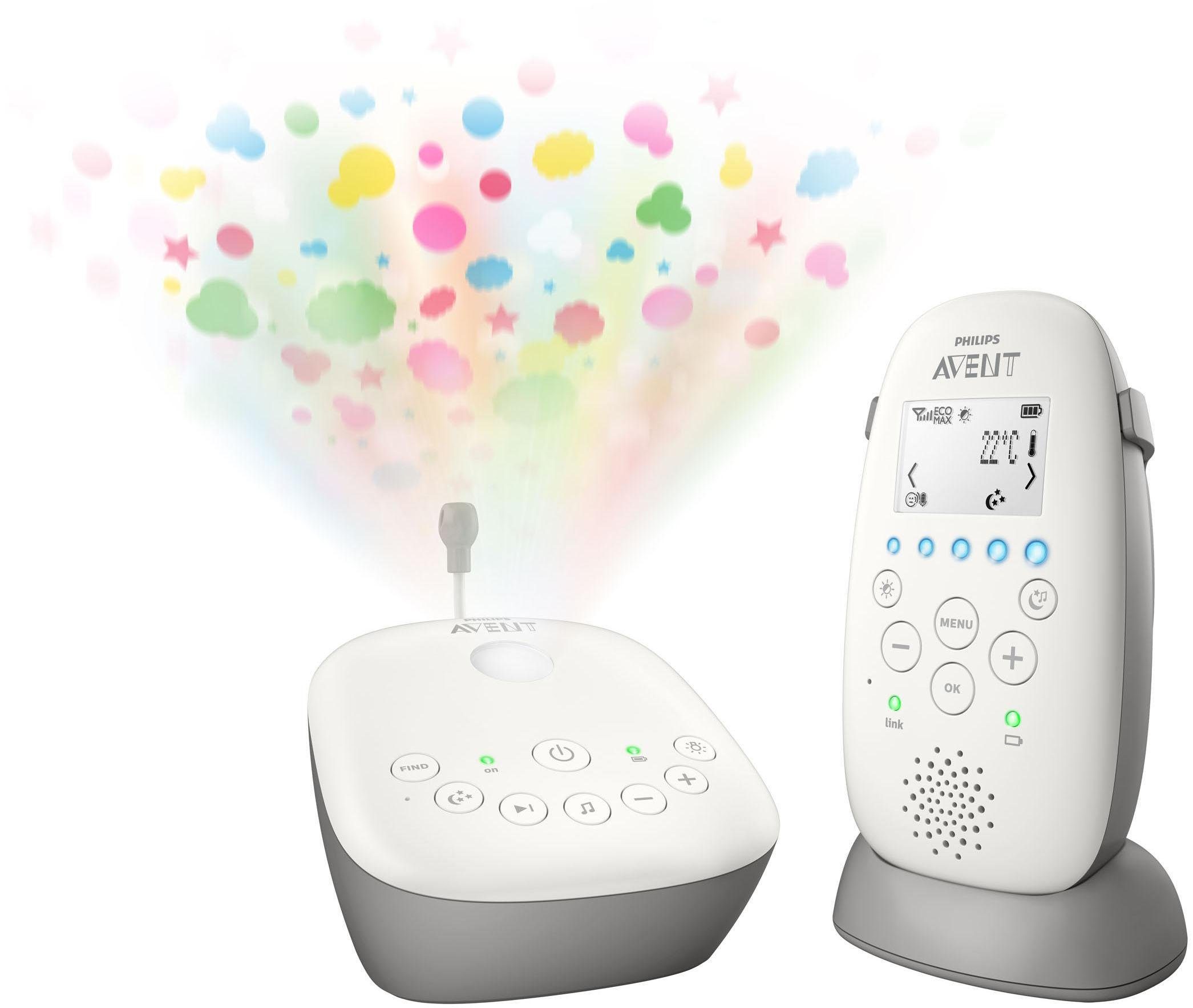 Philips AVENT Babyfoon SCD733/26 met slaapliedjes en sterrenhemel-projectie