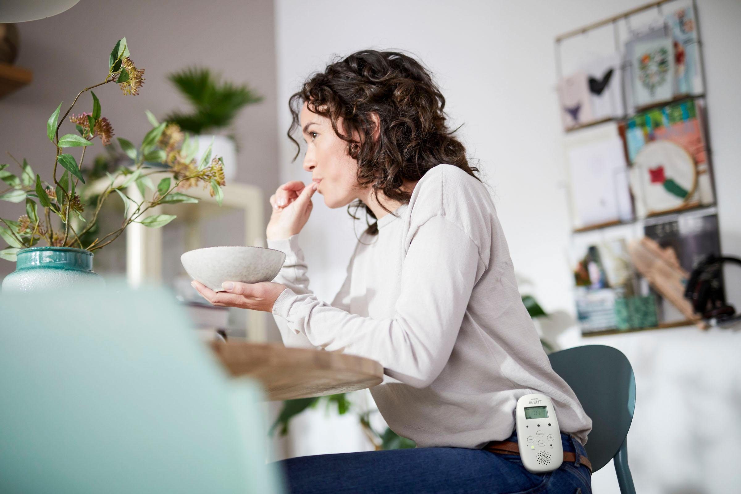 Philips AVENT Babyfoon SCD713/26 met toespreekfunctie en nachtlicht