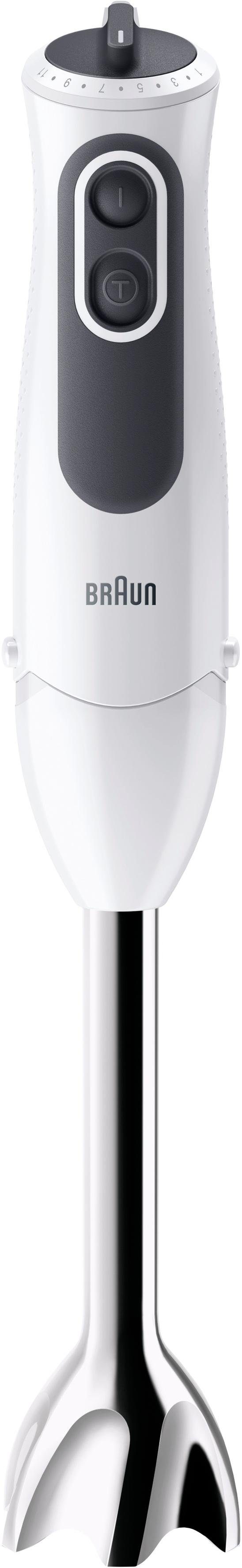 Braun Staafmixer MQ 3135 WH Sauce MultiQuick 3 met garde, 500 ml hakmolen en 600 ml mengbeker