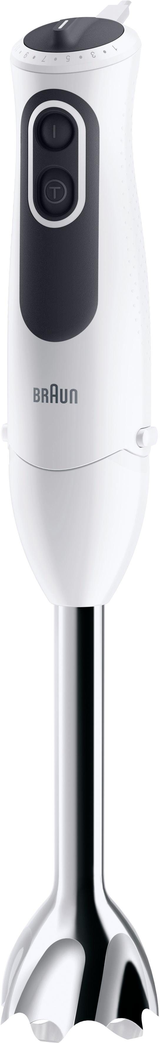 Braun Staafmixer MQ 3135 WH Sauce MultiQuick 3 met garde, 500 ml hakmolen en 600 ml mengbeker