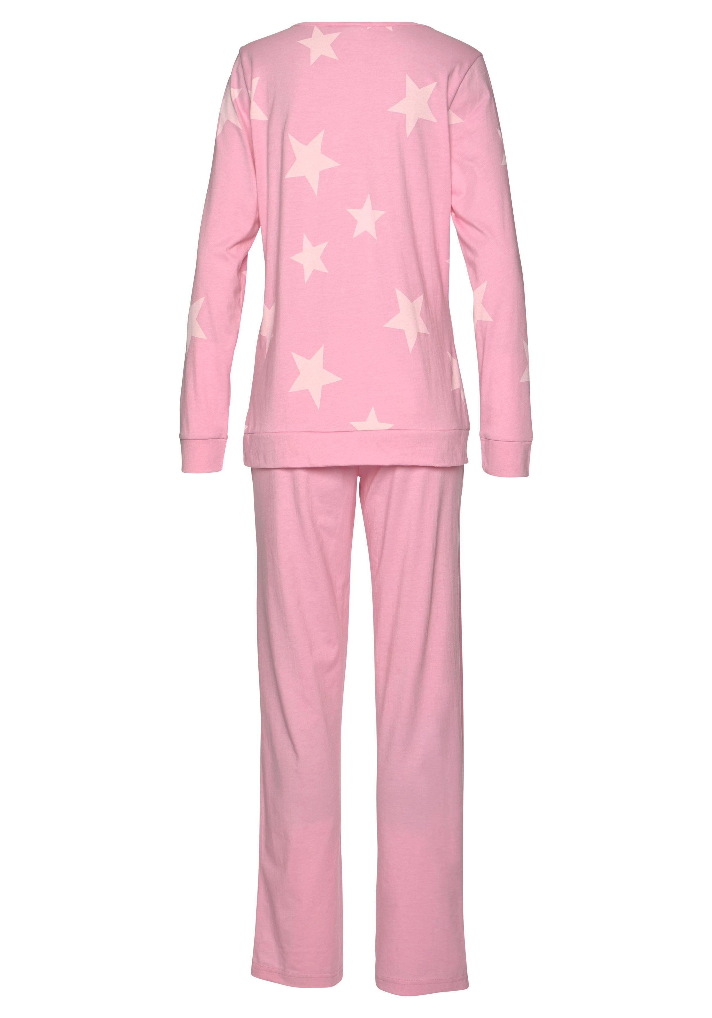 Arizona Pyjama in gemêleerde look (4-delig, Set van 2)