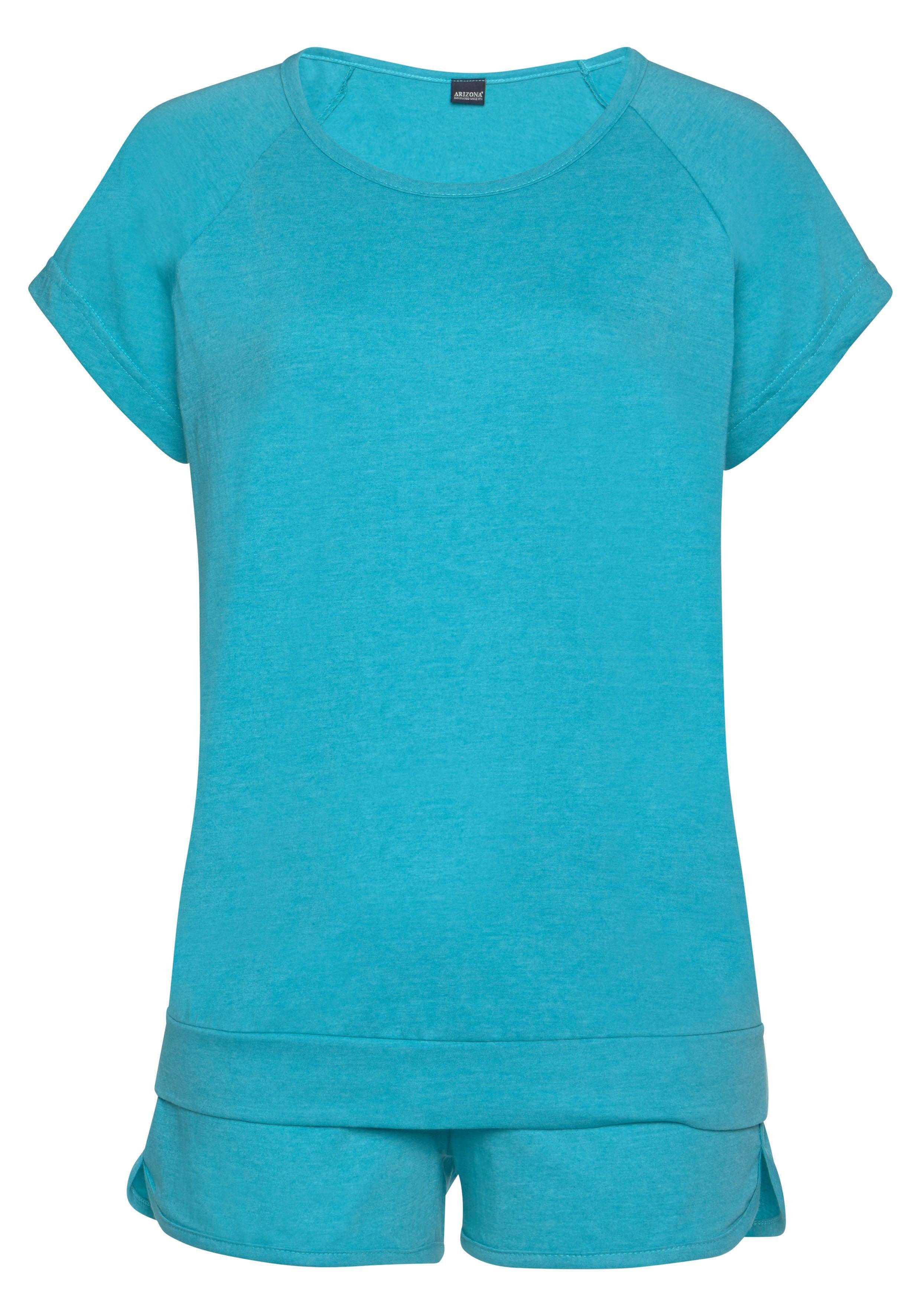 Arizona Shortama in gemêleerde look (4-delig, Set van 2)