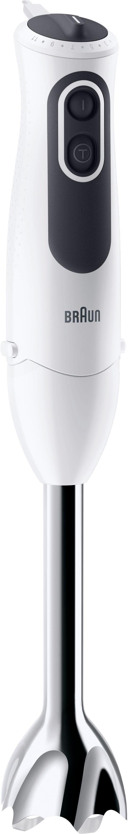 Braun Staafmixer MQ 3135 WH Sauce MultiQuick 3 met garde, 500 ml hakmolen en 600 ml mengbeker