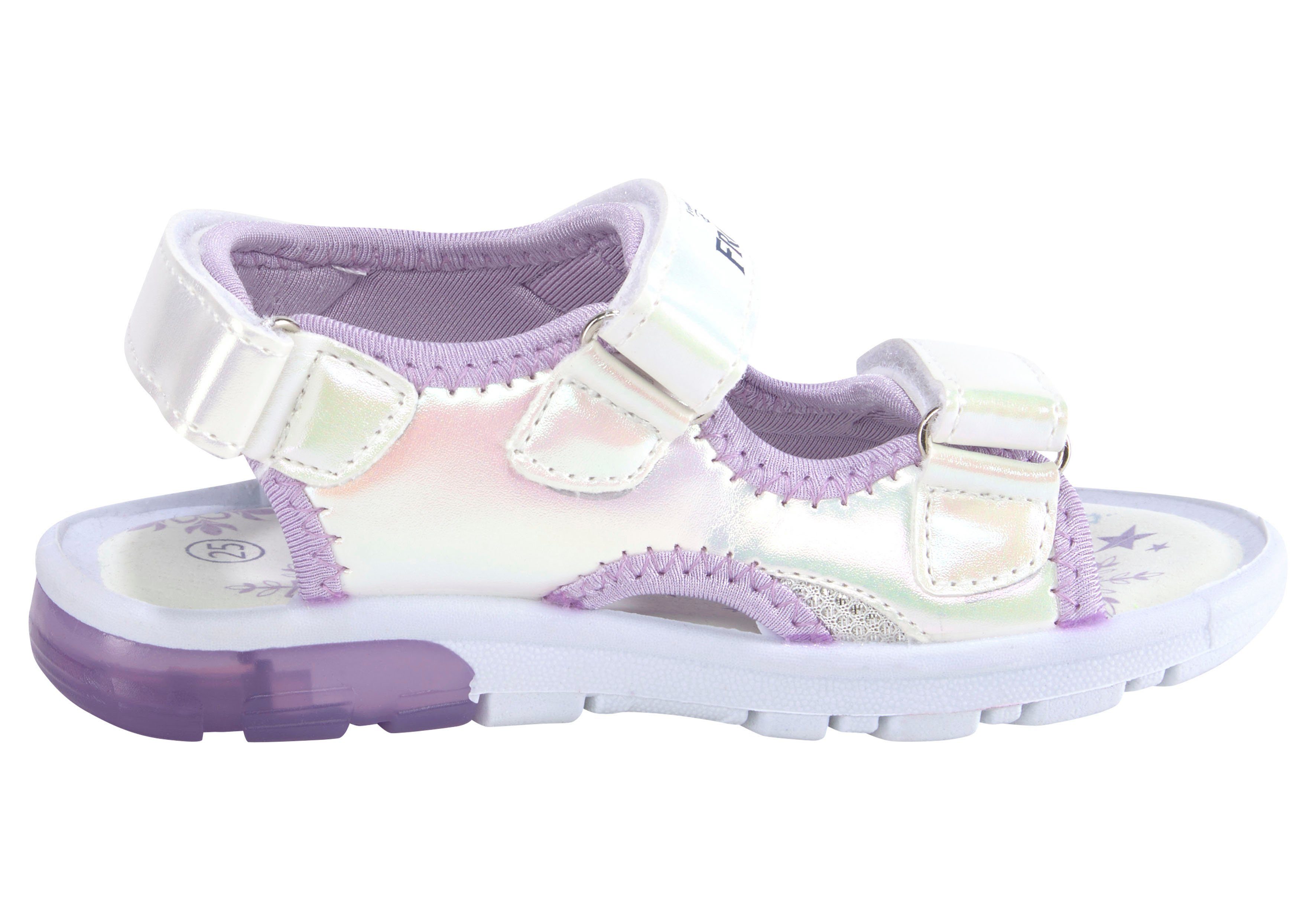 Disney Sandalen Frozen met coole knipperfunctie en klittenbandsluitingen