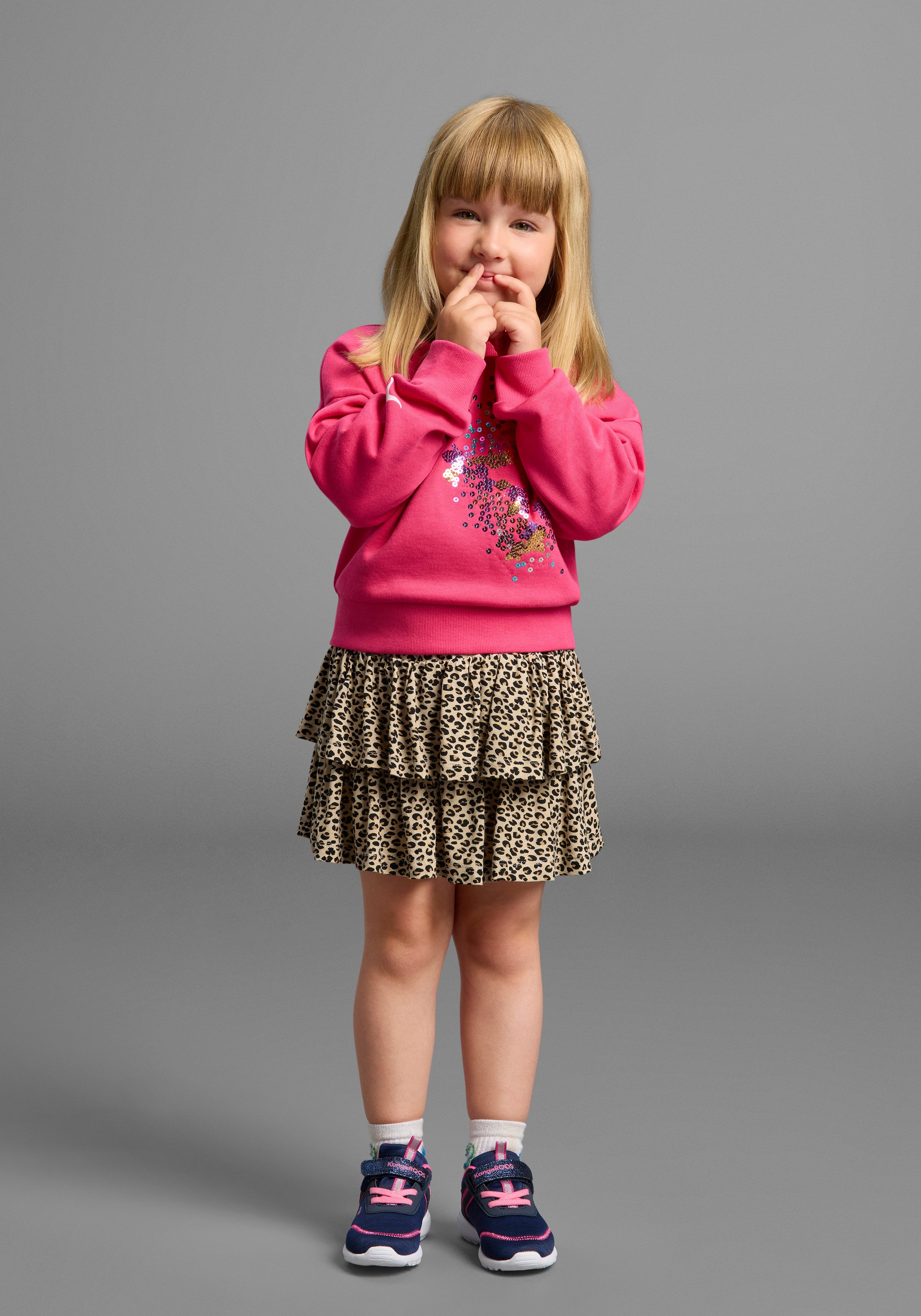 KangaROOS Sweatshirt Ster-applicatie voor kleine meisjes