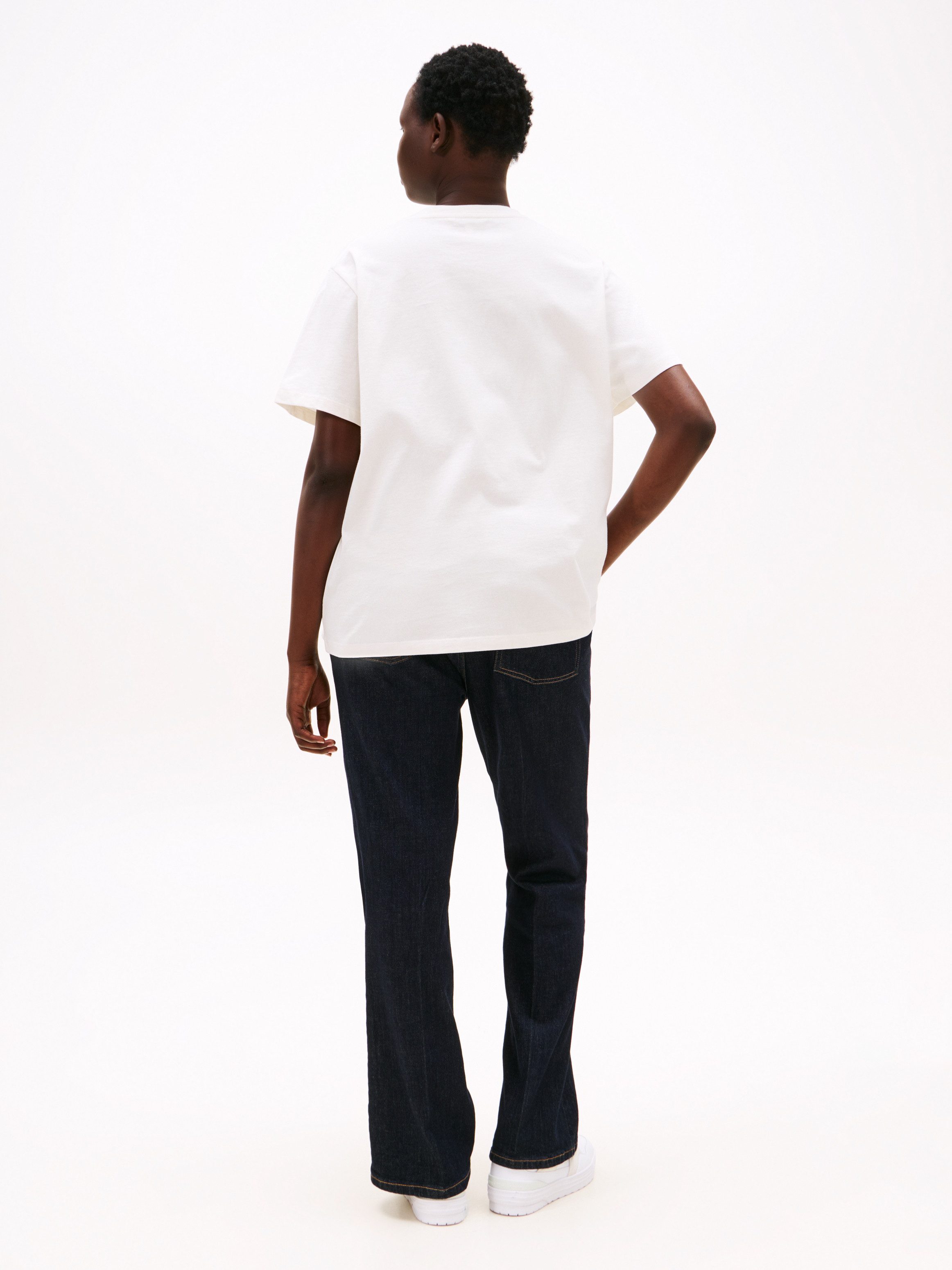 Tommy Hilfiger Curve T-shirt CRV SCRIPT REG C-NK SS T-SHIRT