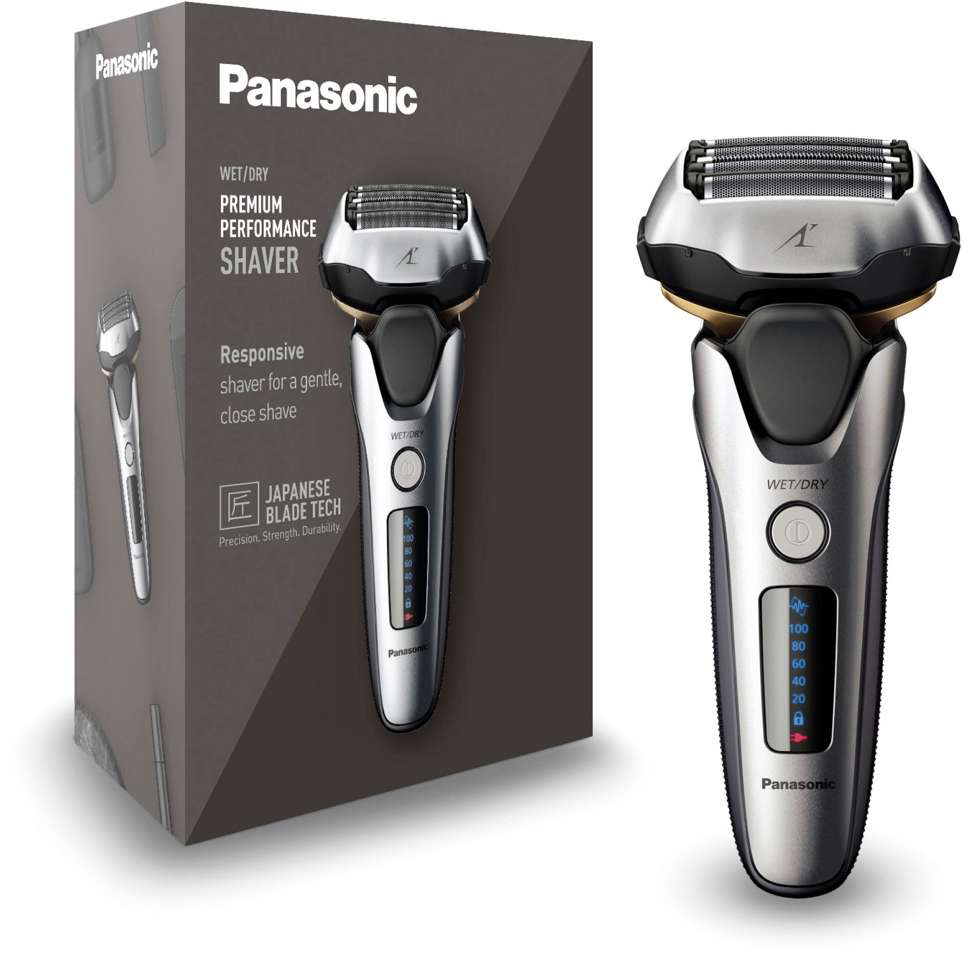 Panasonic Elektrisch scheerapparaat ES-LV69-S803 premium scheerapparaat met 5 messen nat en droog scheren