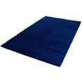 carpet city hoogpolig vloerkleed shaggy uni 500 blauw