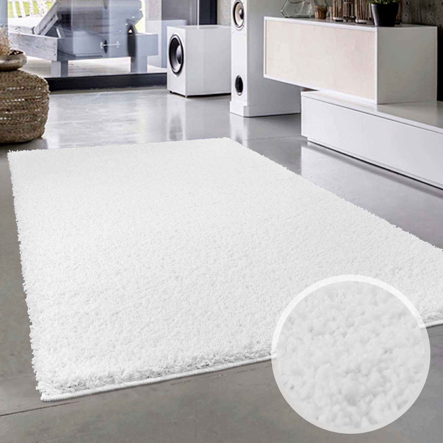 Carpet City Hoogpolig vloerkleed Shaggy Uni 500