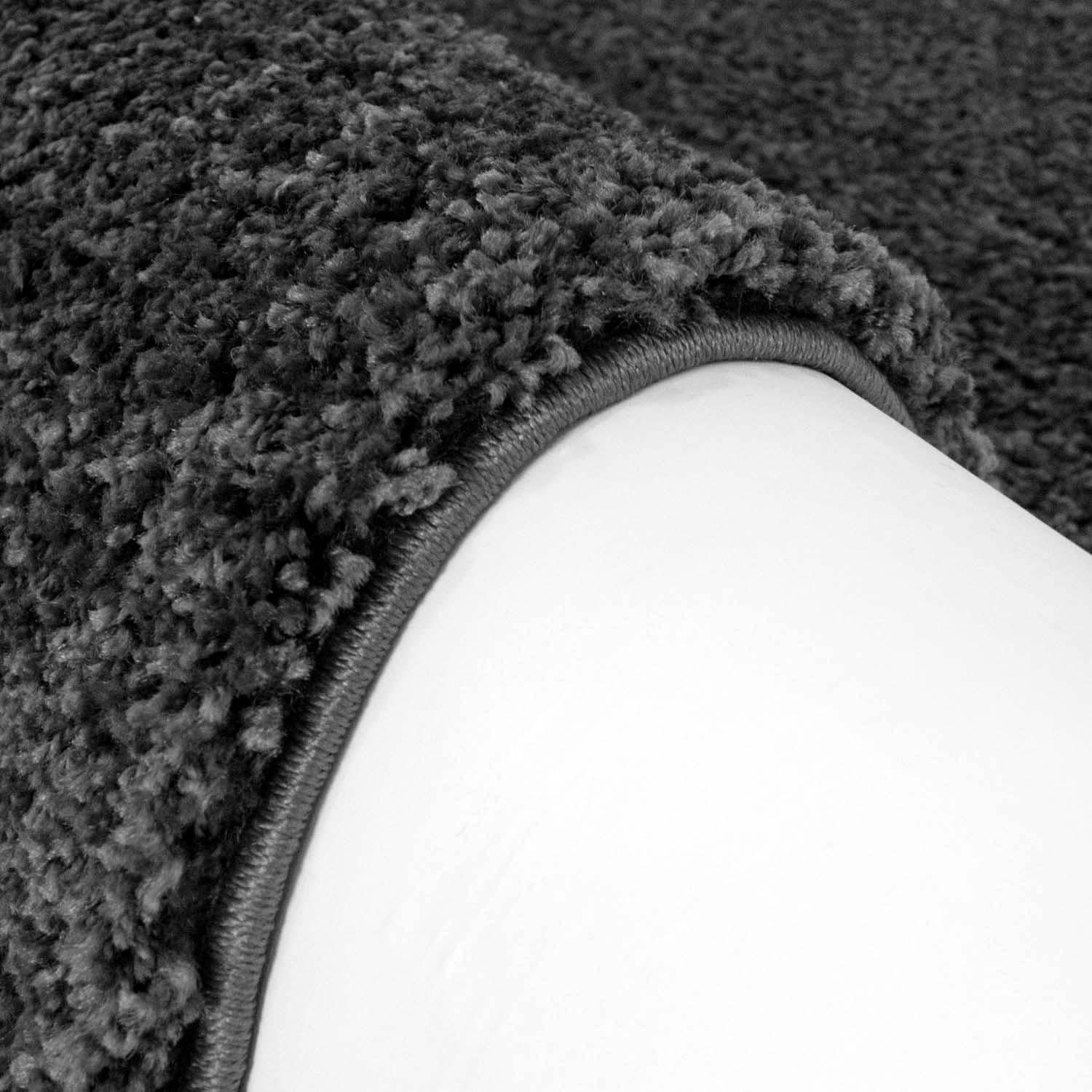 Carpet City Hoogpolig vloerkleed Shaggy Uni 500