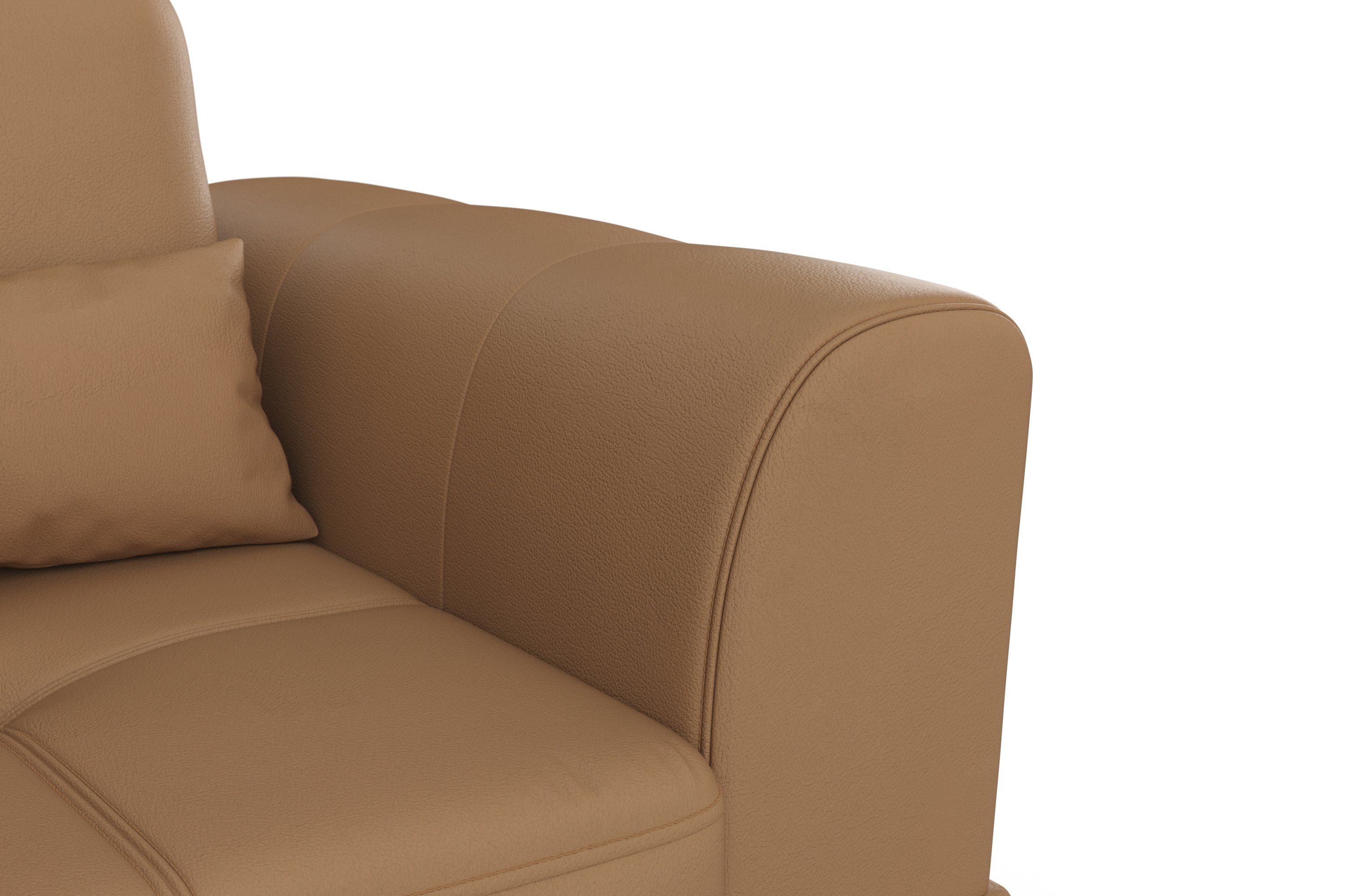 sit&more Hoekbank Bendigo L-vorm inclusief zitdiepteverstelling, bodemvrijheid 15 cm, in 2 pootkleuren