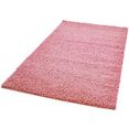 carpet city hoogpolig vloerkleed pastel shaggy300 shaggy hoogpolig vloerkleed, unikleurig, zacht, ideaal voor woonkamer  slaapkamer roze
